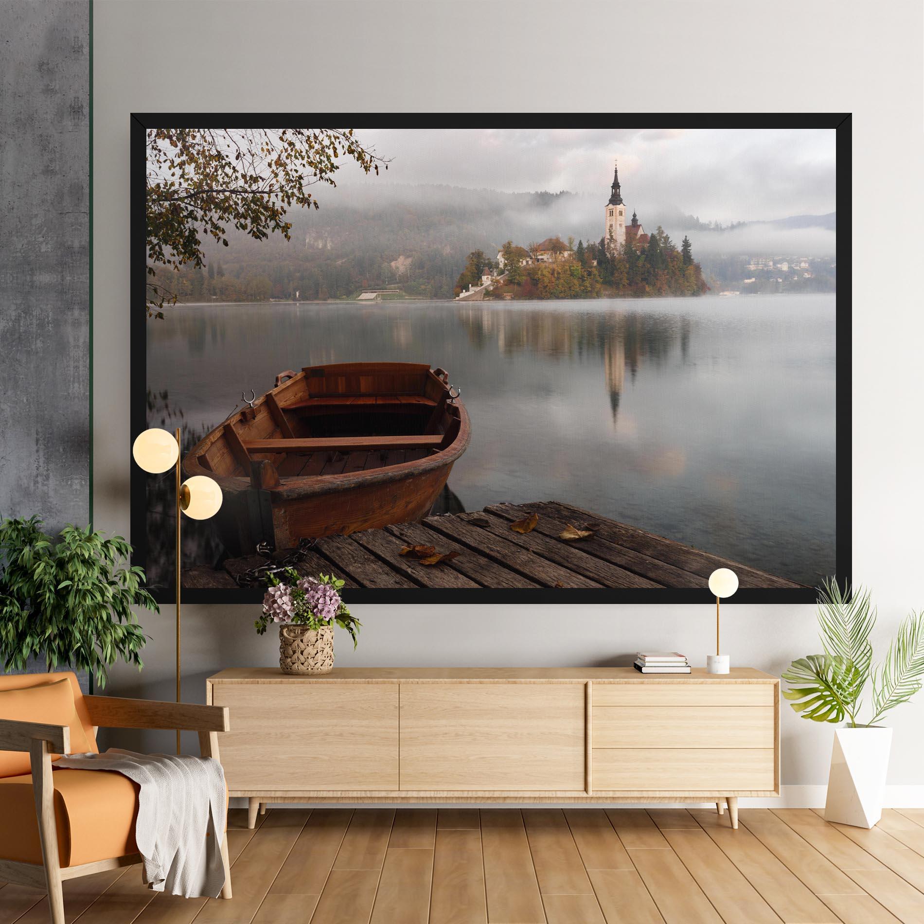 Leinwandbild Lake Church mockup 9