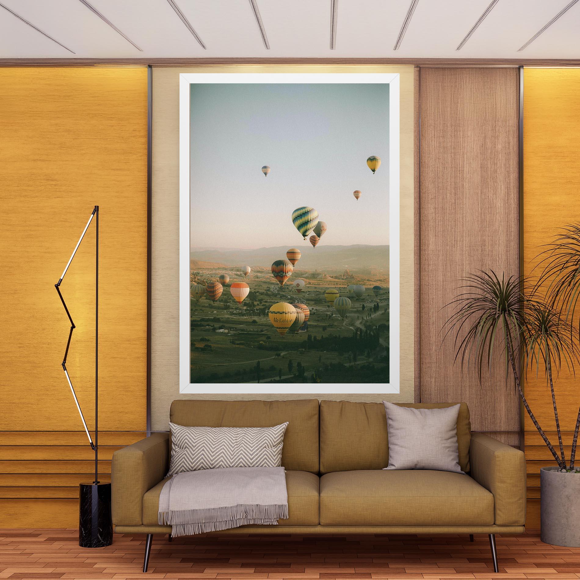 Leinwandbild Hot Ballons mockup 9