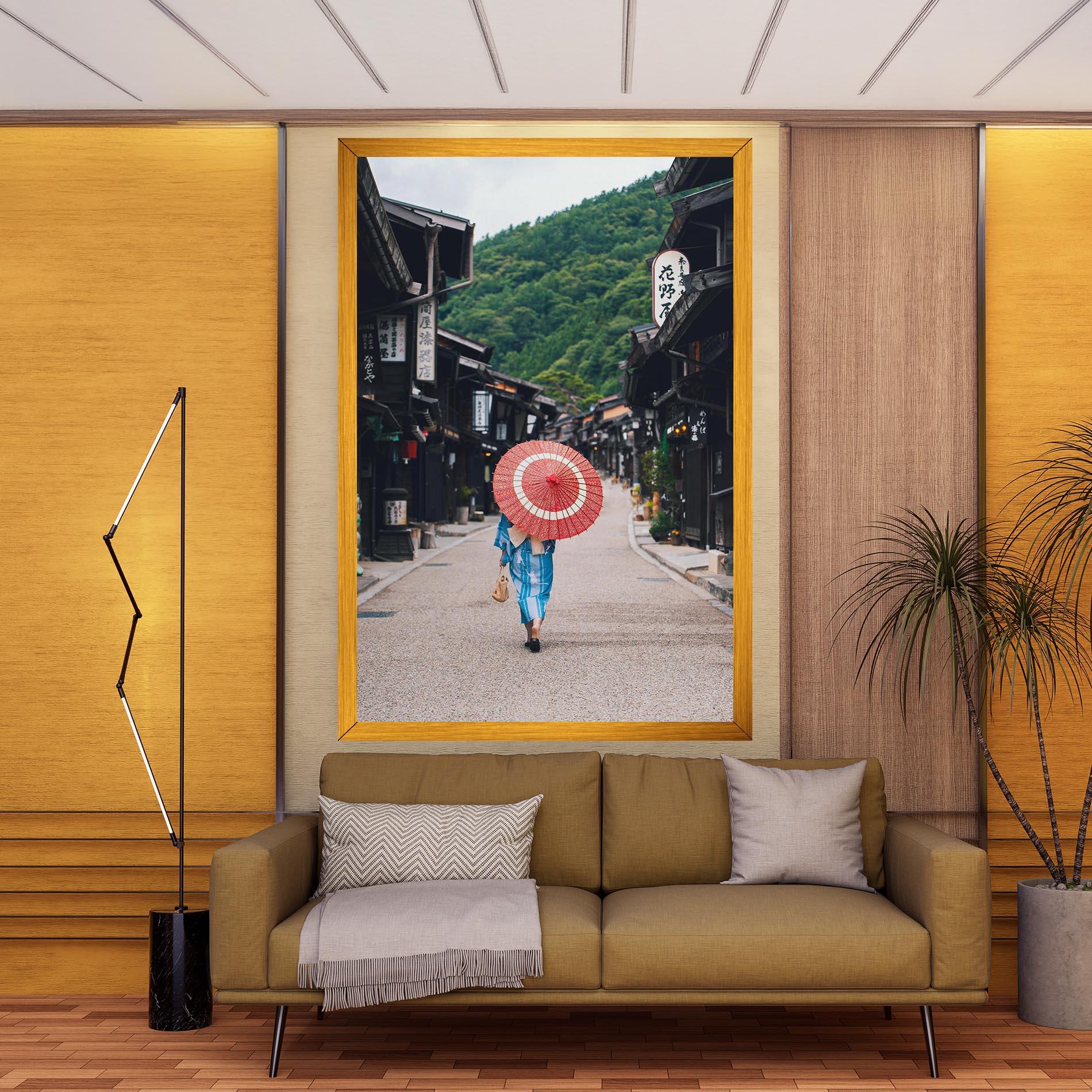 Leinwandbild China Roads mockup 9