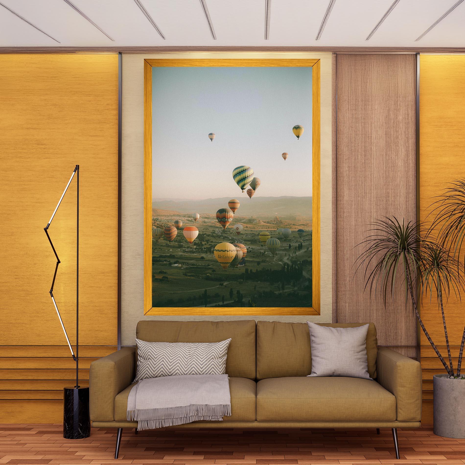 Leinwandbild Hot Ballons mockup 9