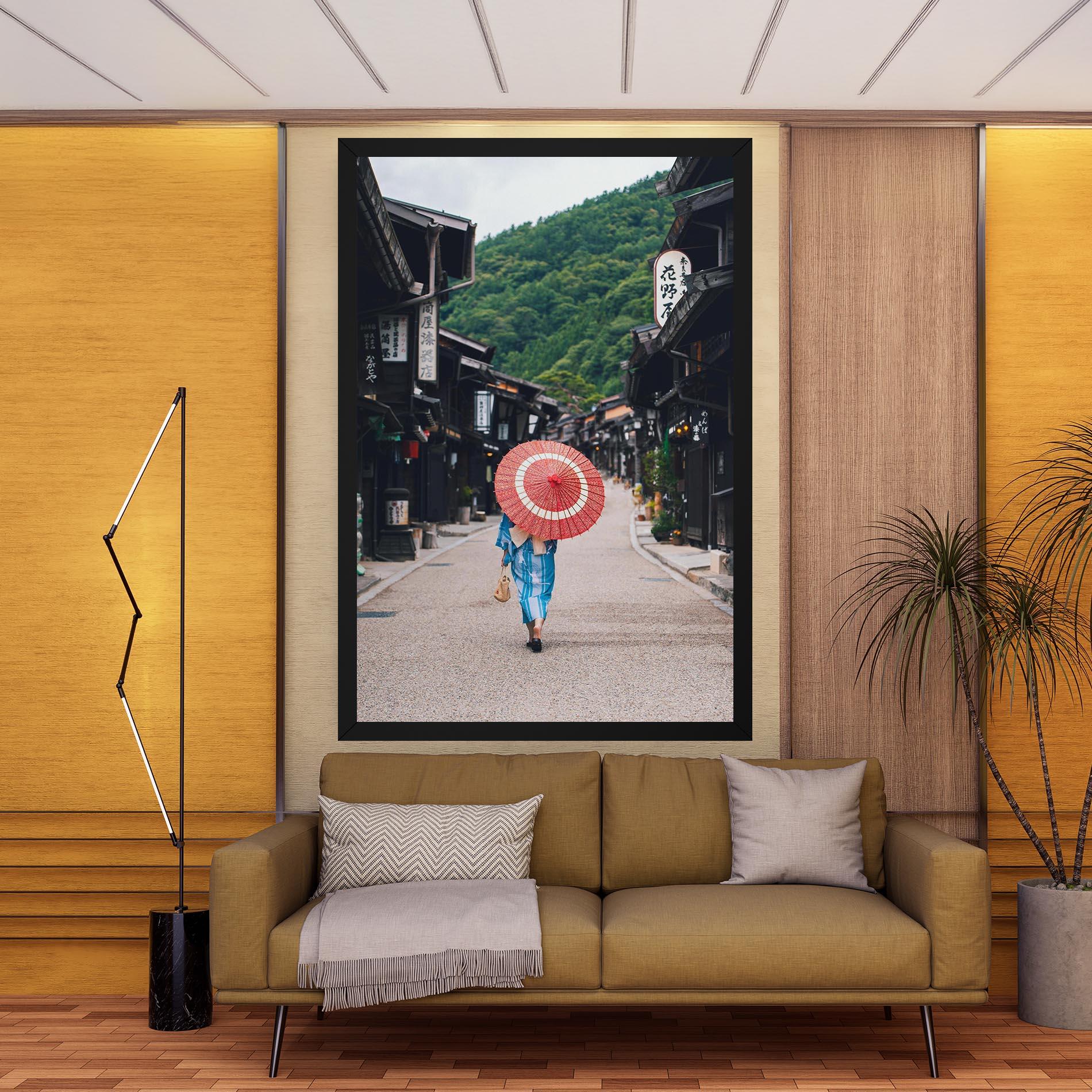 Leinwandbild China Roads mockup 9