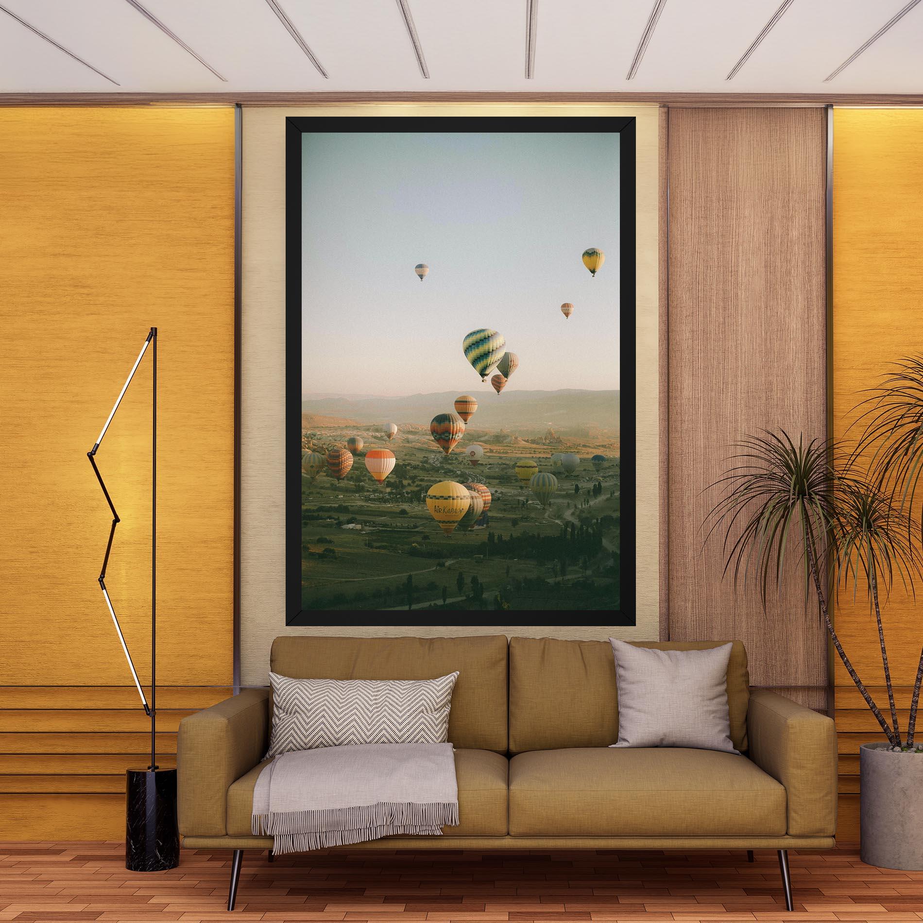 Leinwandbild Hot Ballons mockup 9