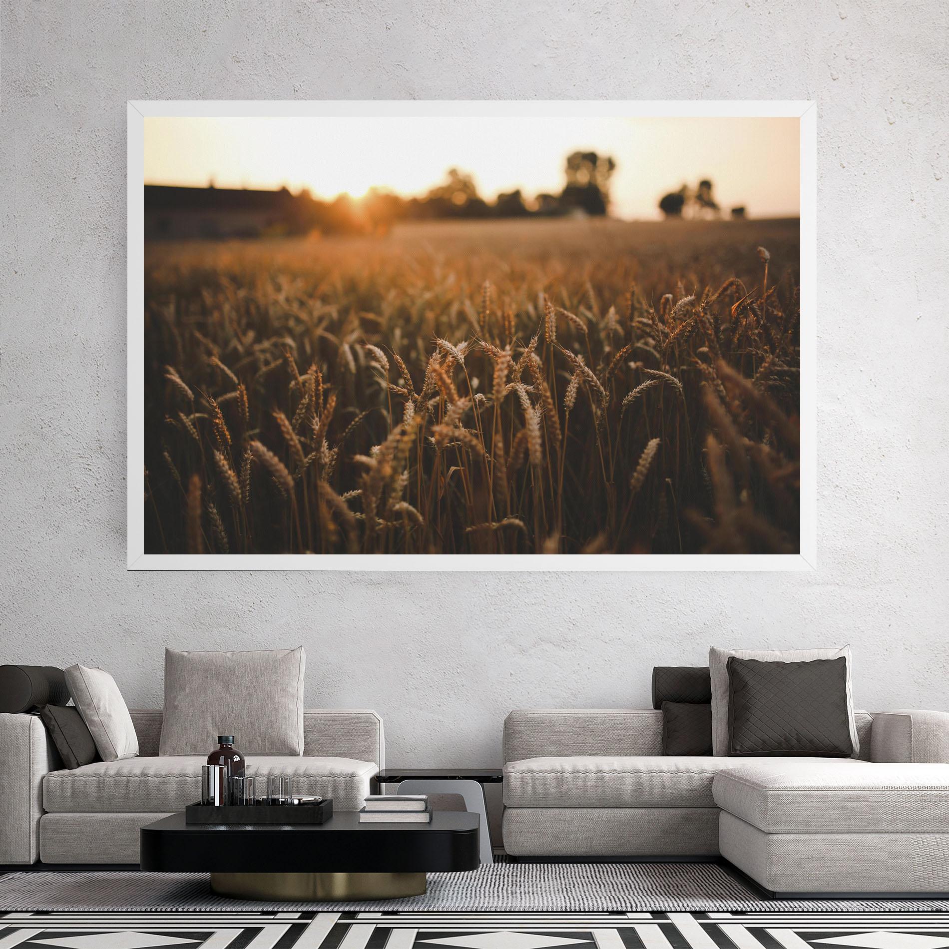 Leinwandbild Wheat Sunrise mockup 2