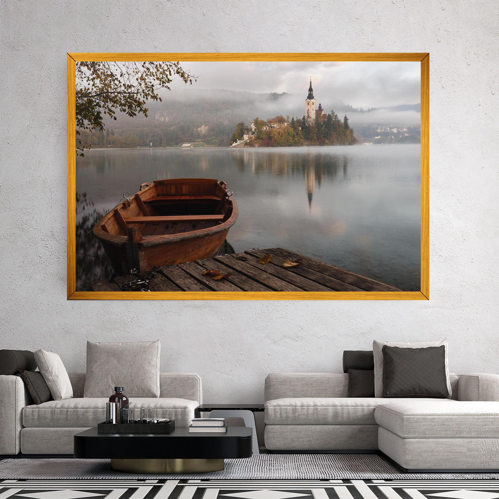 Leinwandbild Lake Church mockup 2
