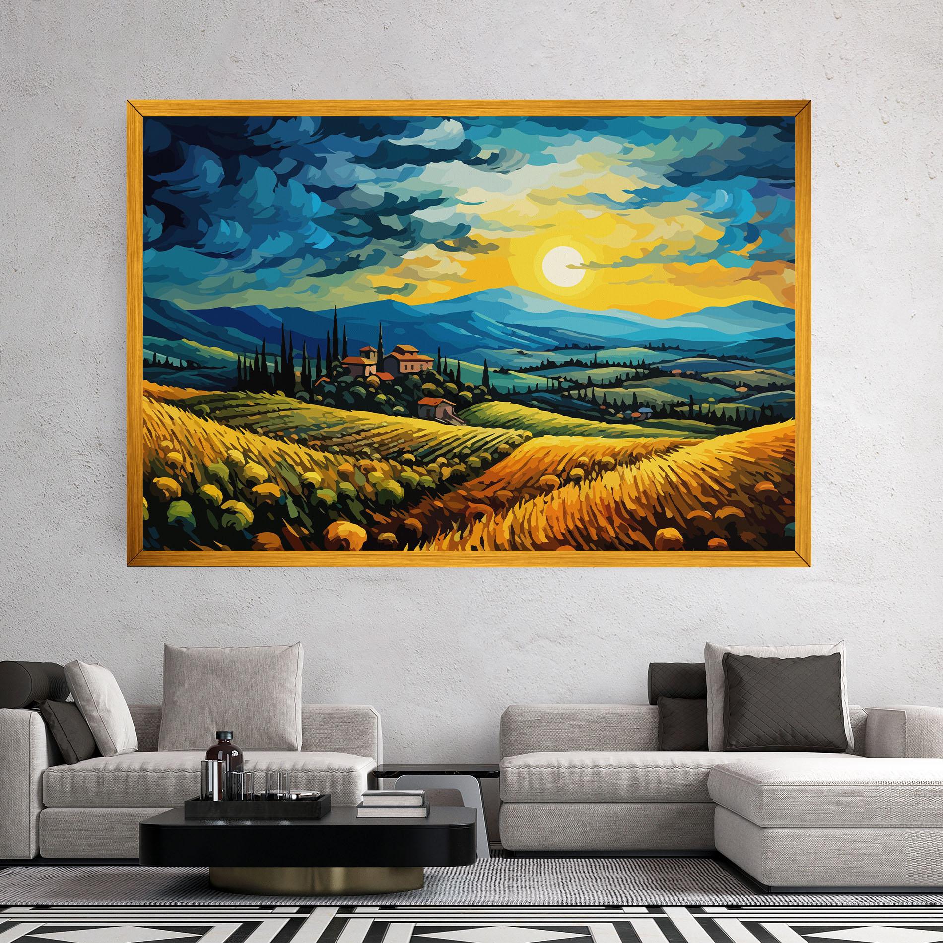 Leinwandbild Rural Fantasy View mockup 2