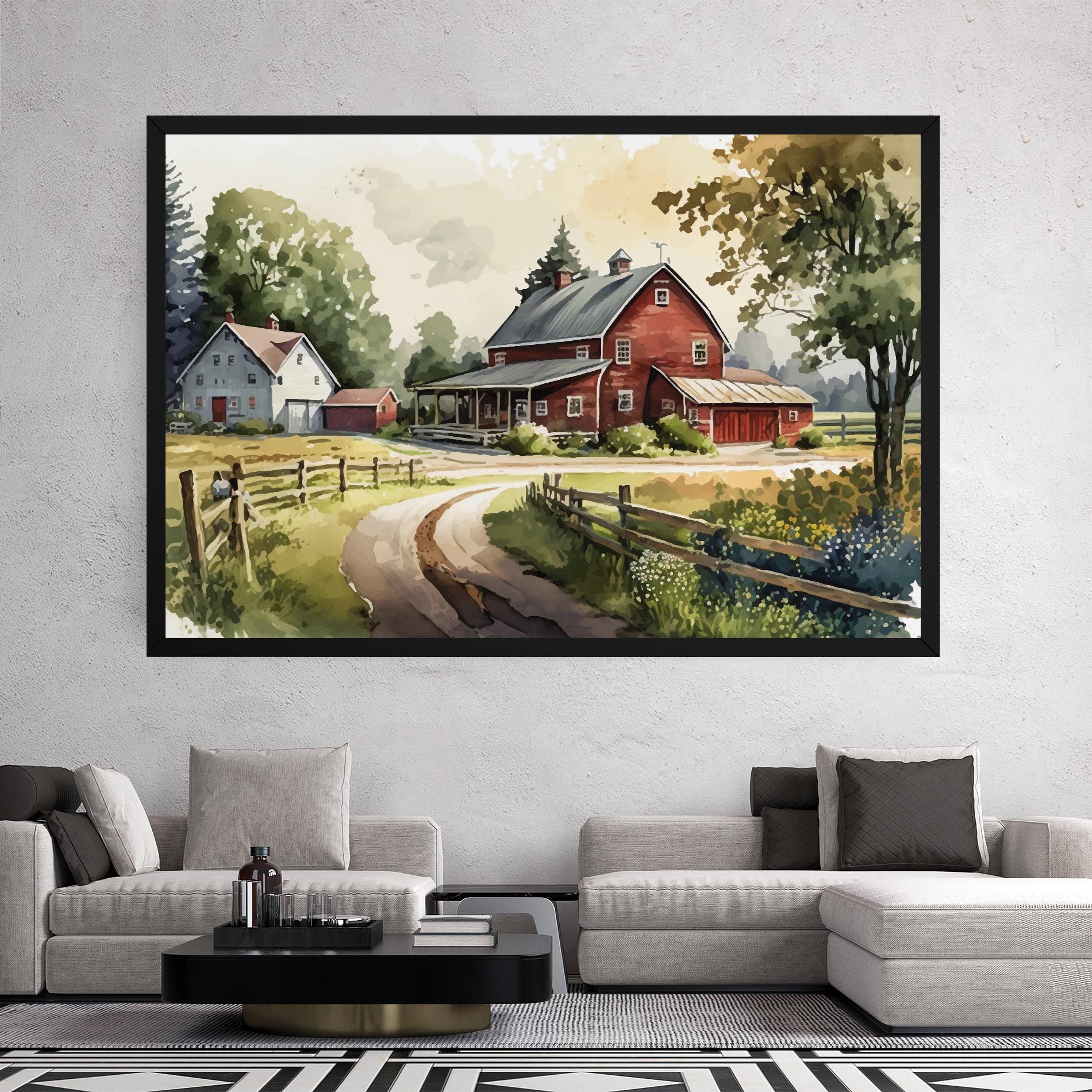Farmhouse Painting mockup 2