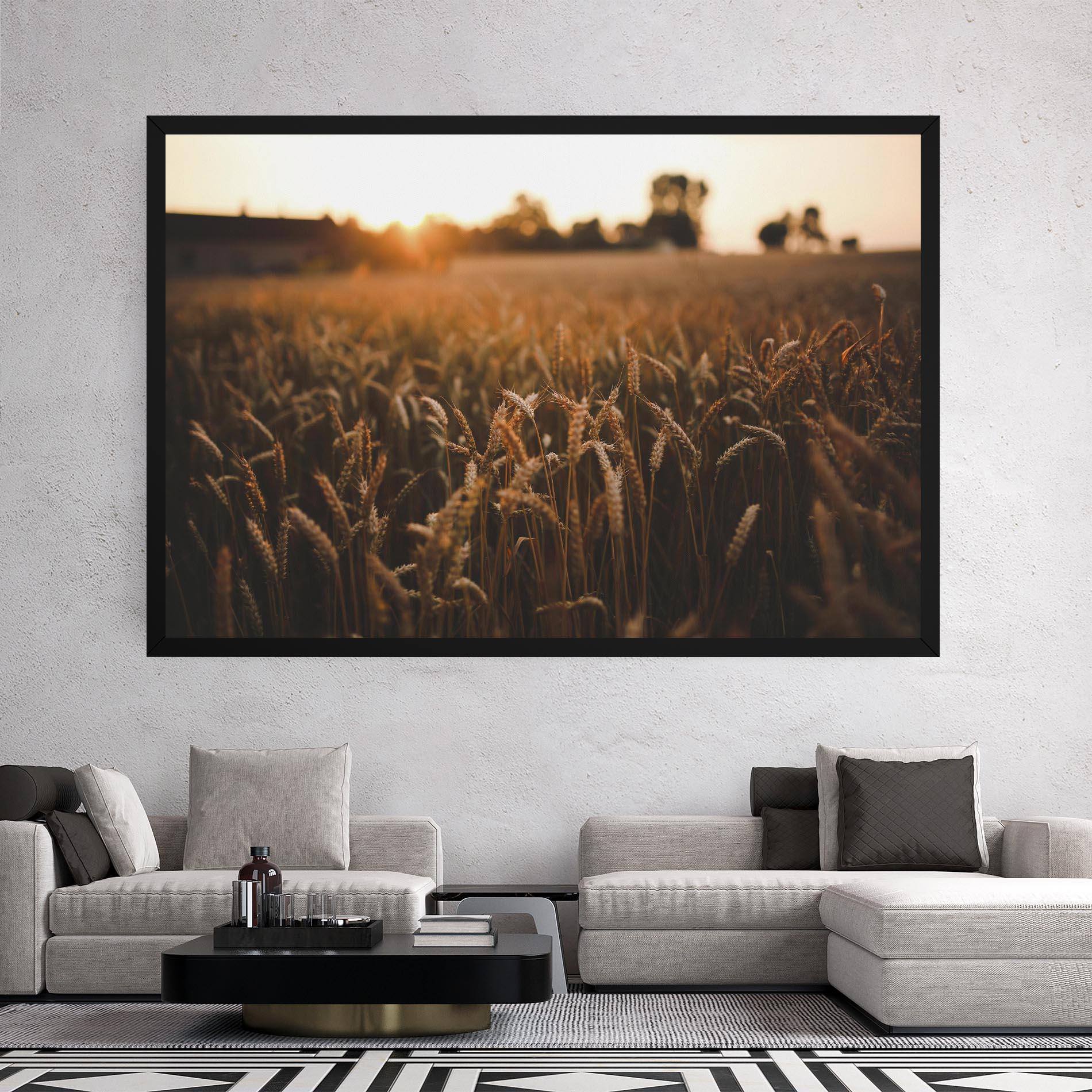 Leinwandbild Wheat Sunrise mockup 2