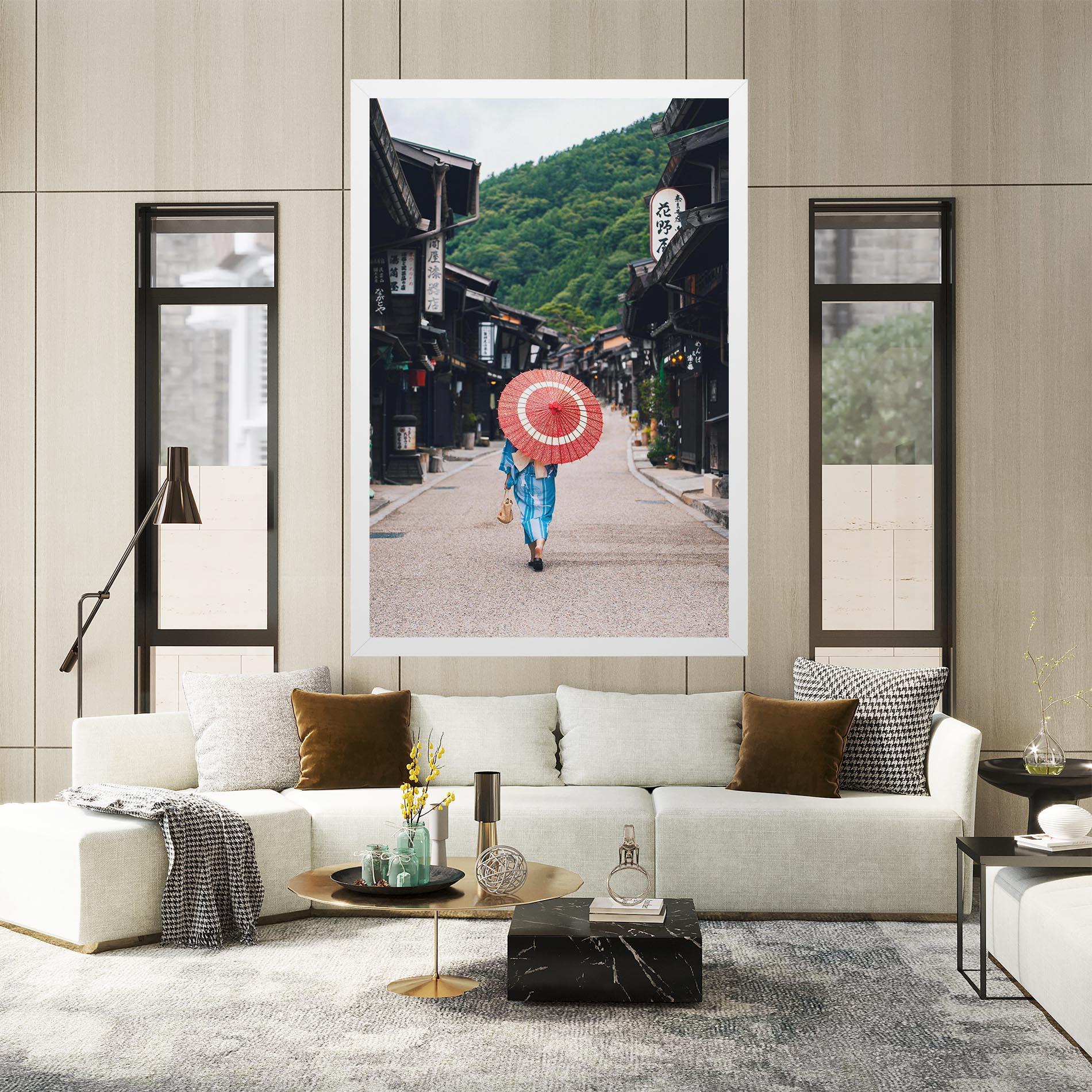 Leinwandbild China Roads mockup 2