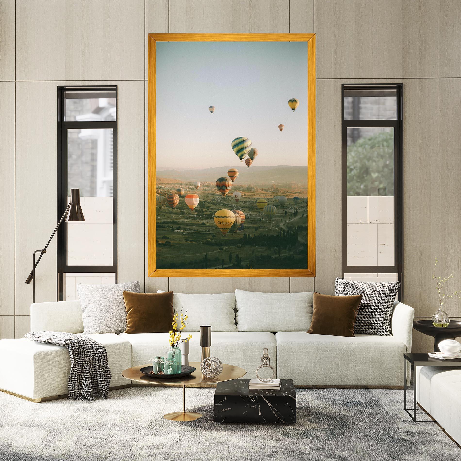 Leinwandbild Hot Ballons mockup 2