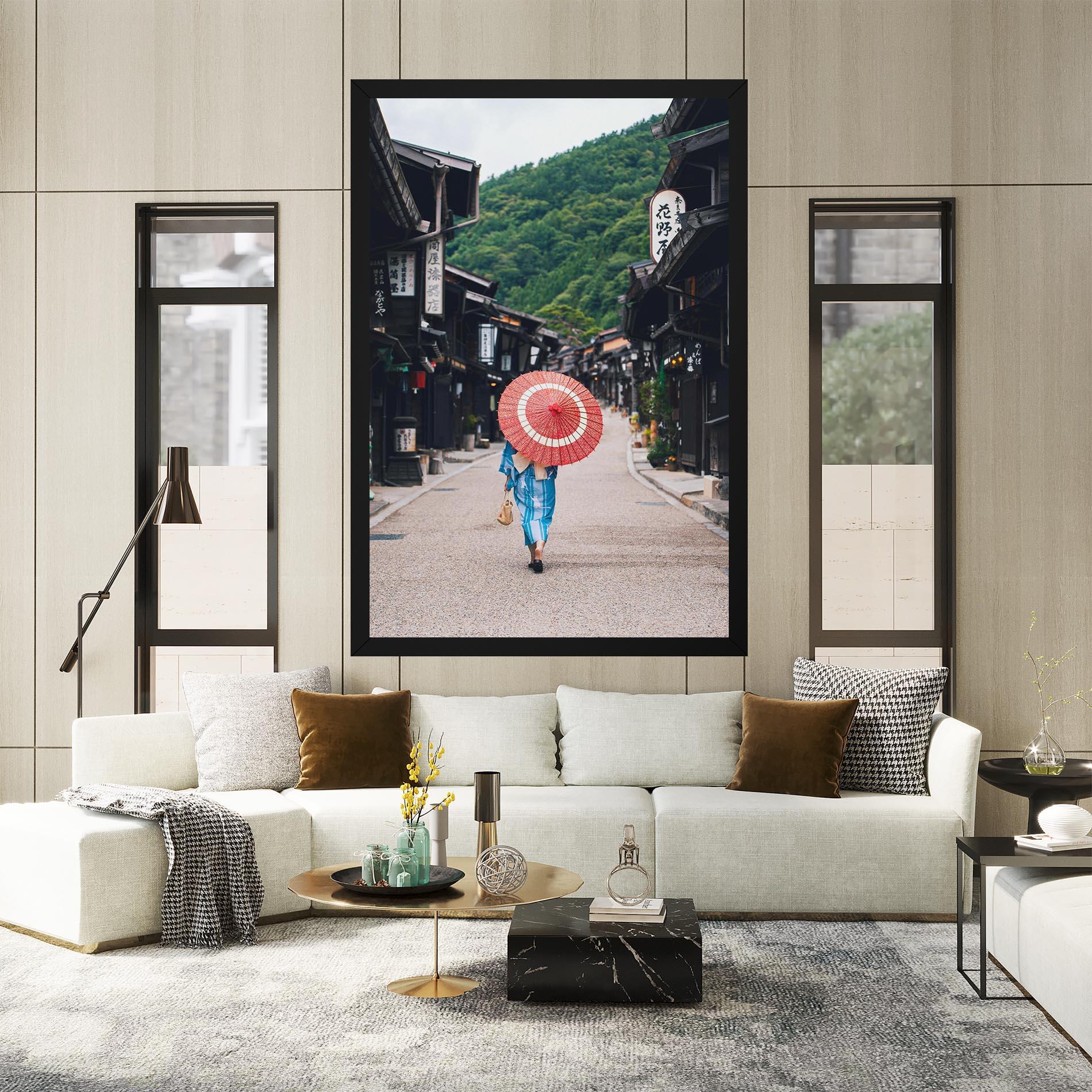 Leinwandbild China Roads mockup 2