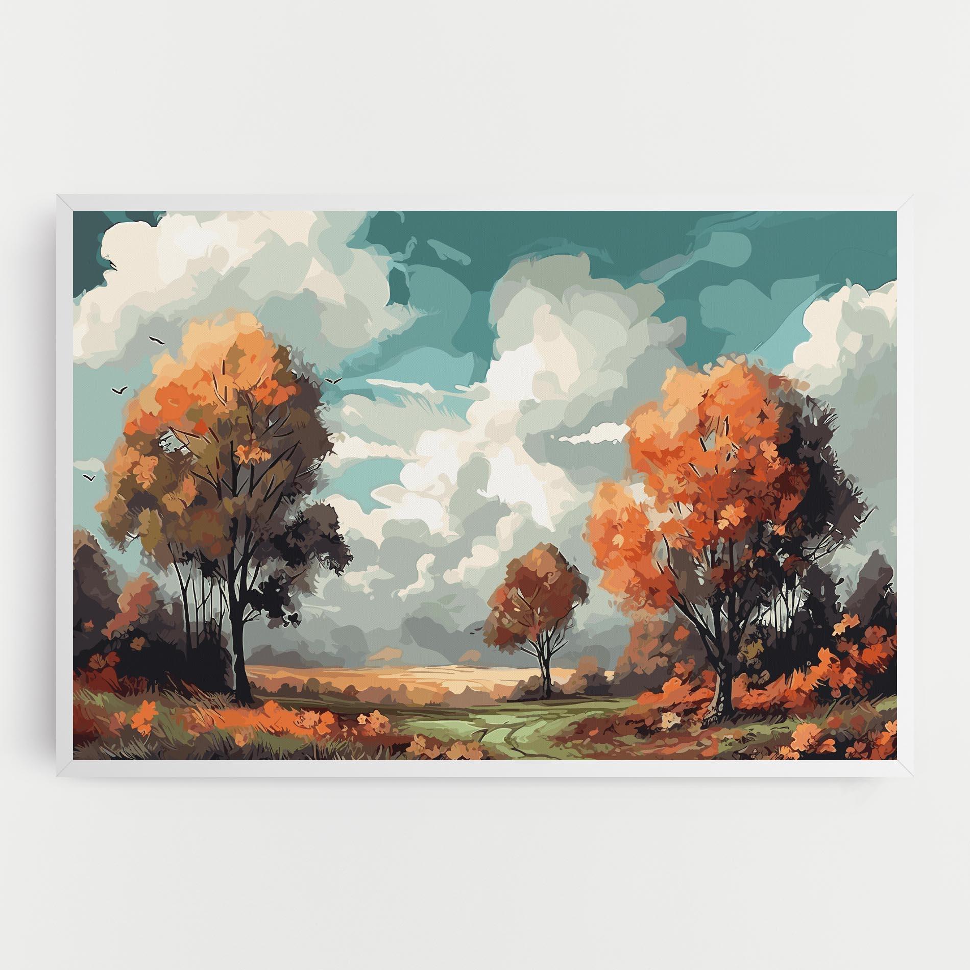 Leinwandbild Autumn Art mockup 0