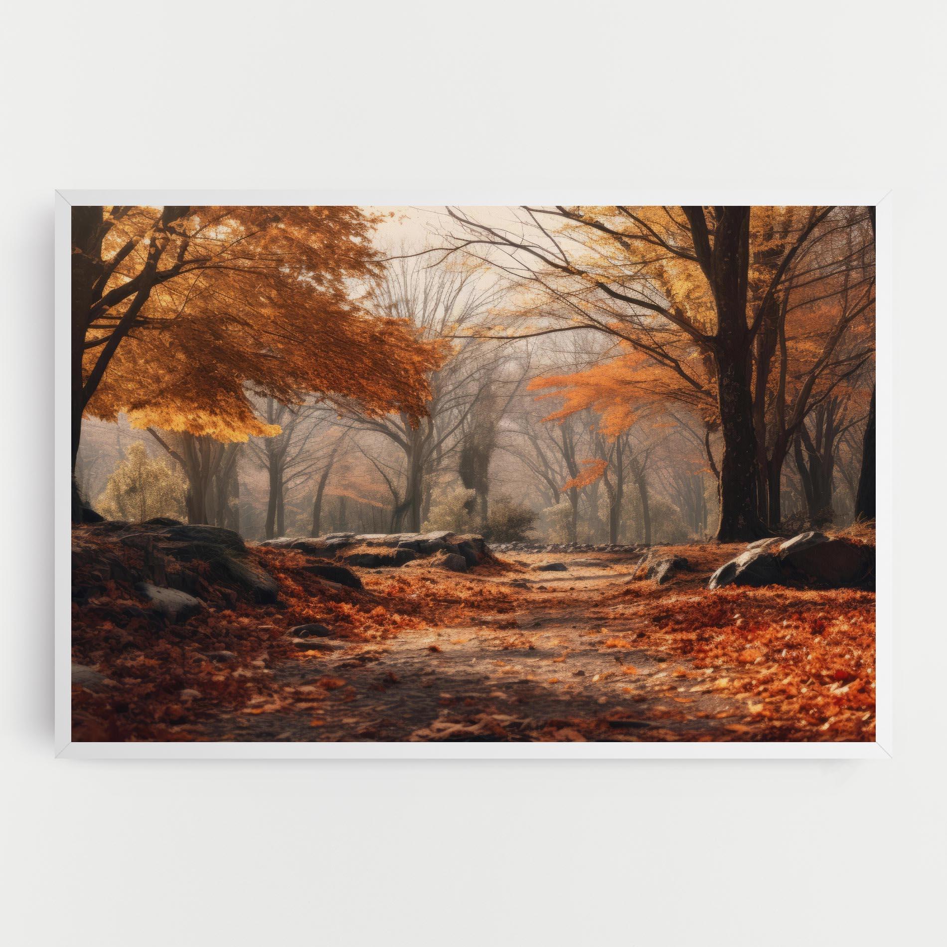 Leinwandbild Autumn Forest mockup 0