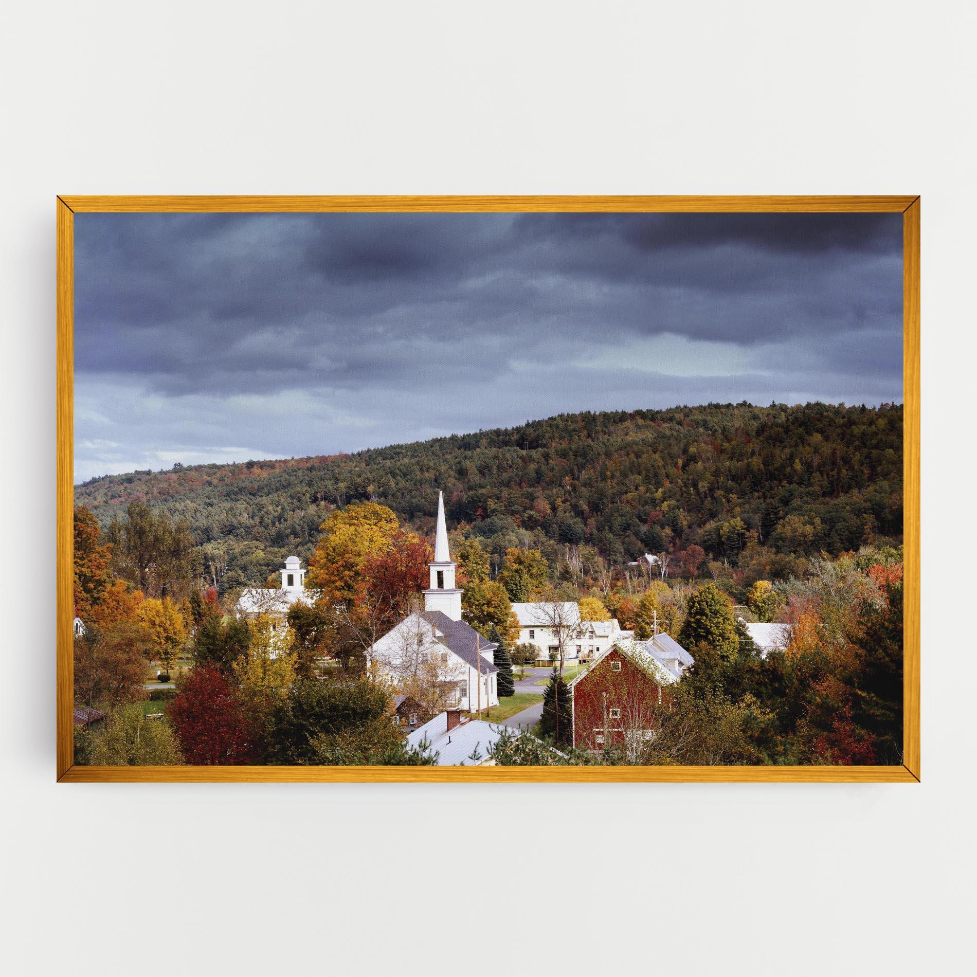 Leinwandbild Autumn Trees mockup 0