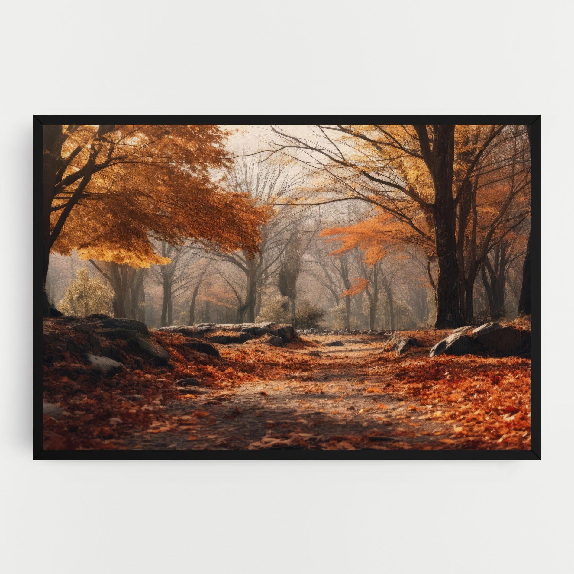 Leinwandbild Autumn Forest mockup 0