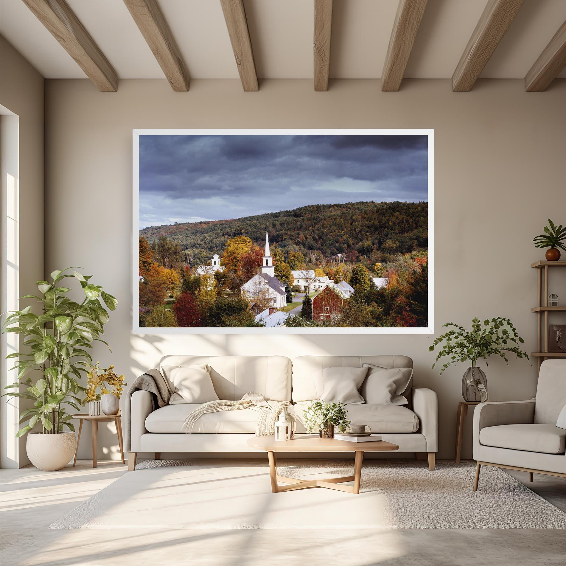 Leinwandbild Autumn Trees mockup 6