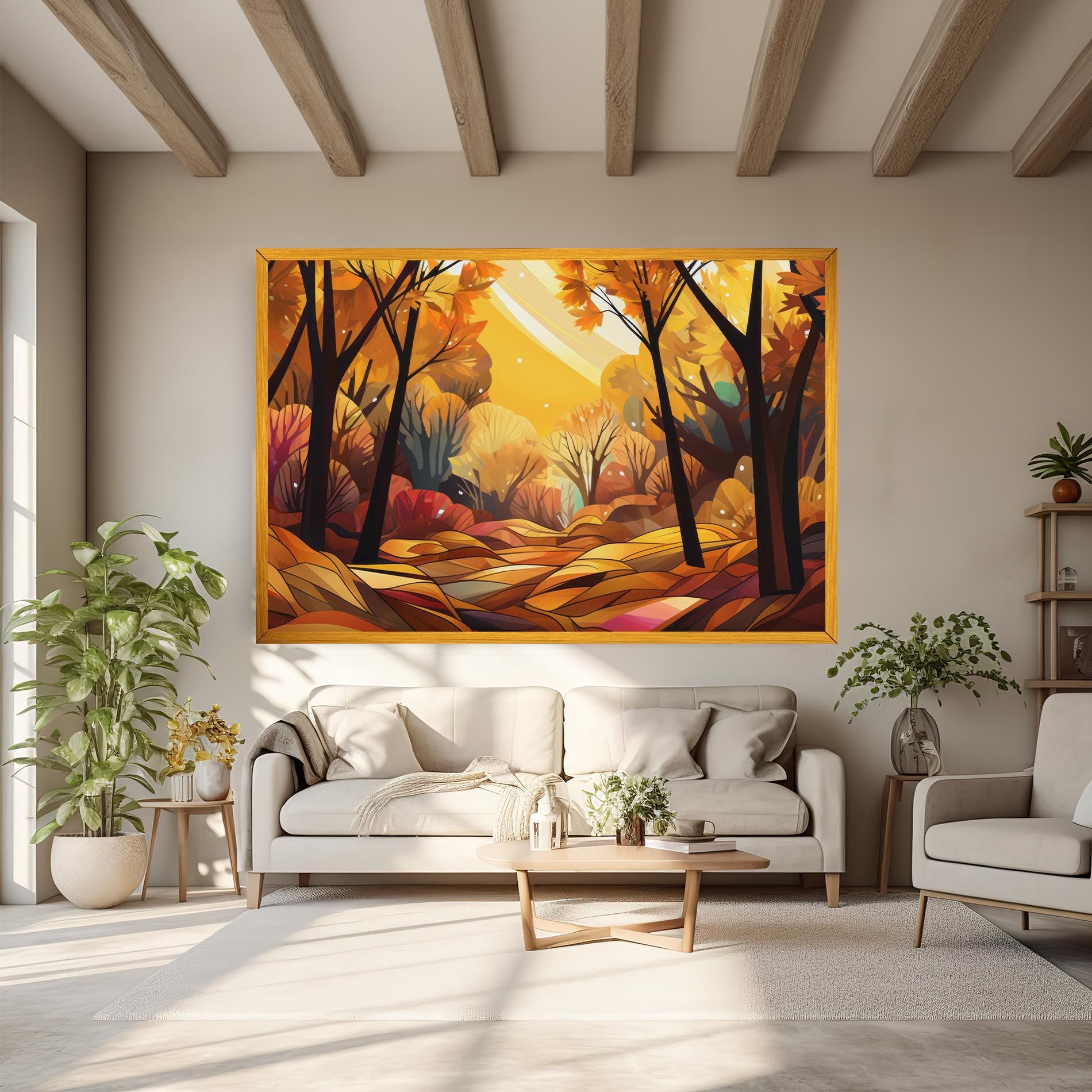 Autumn Forest Art mockup 6