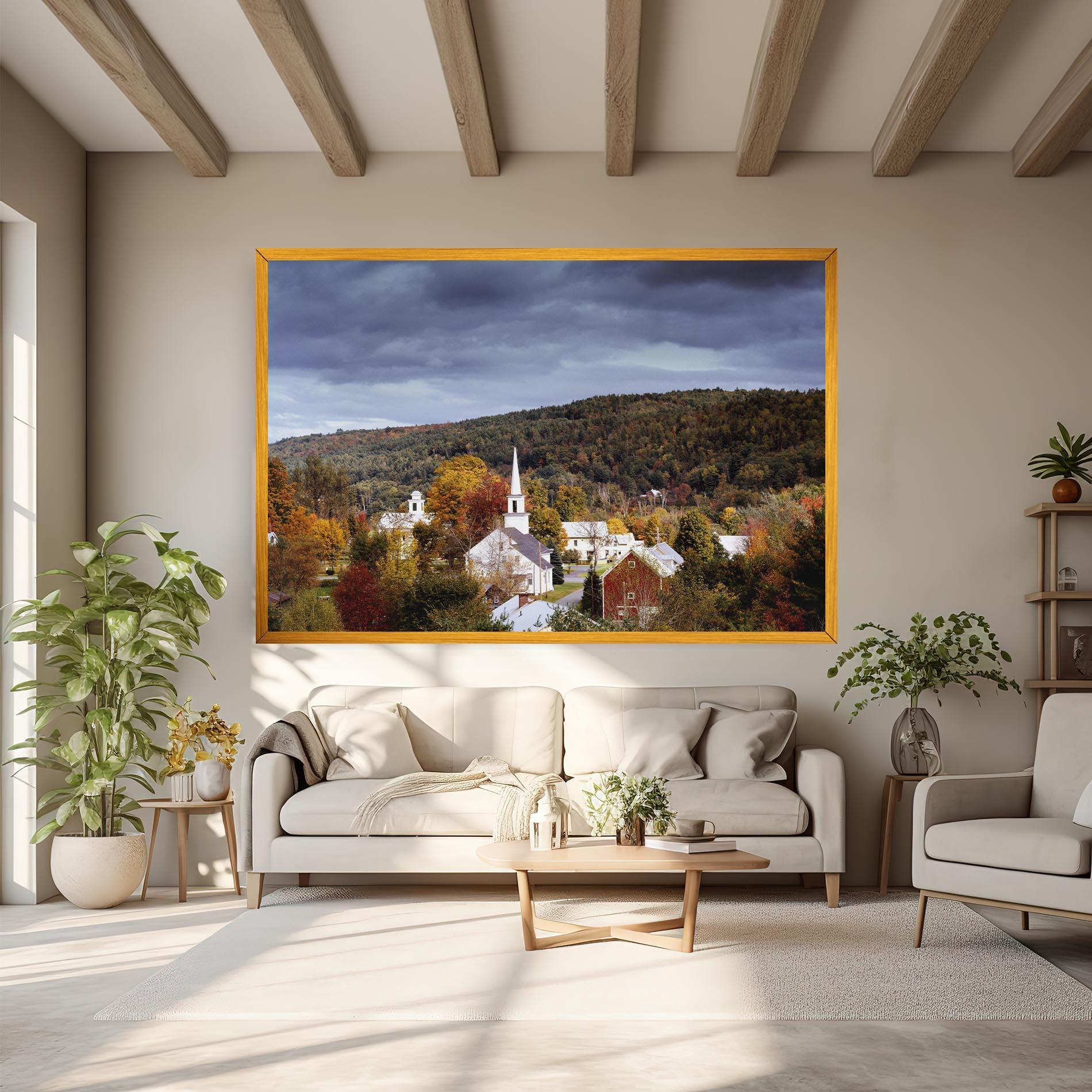 Leinwandbild Autumn Trees mockup 6