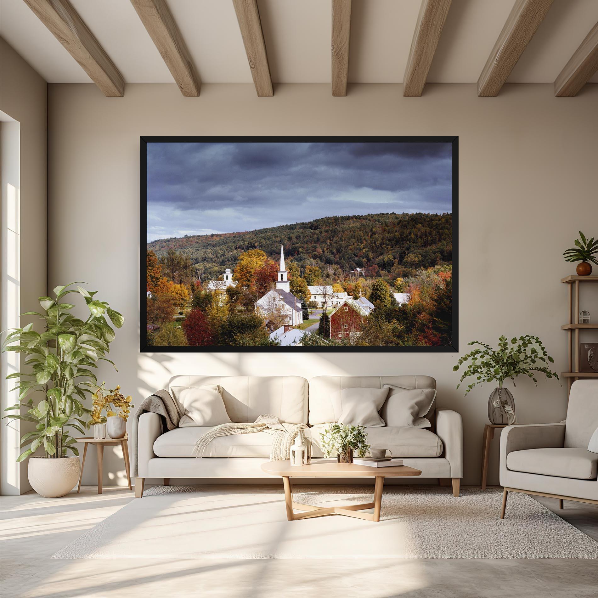 Leinwandbild Autumn Trees mockup 6