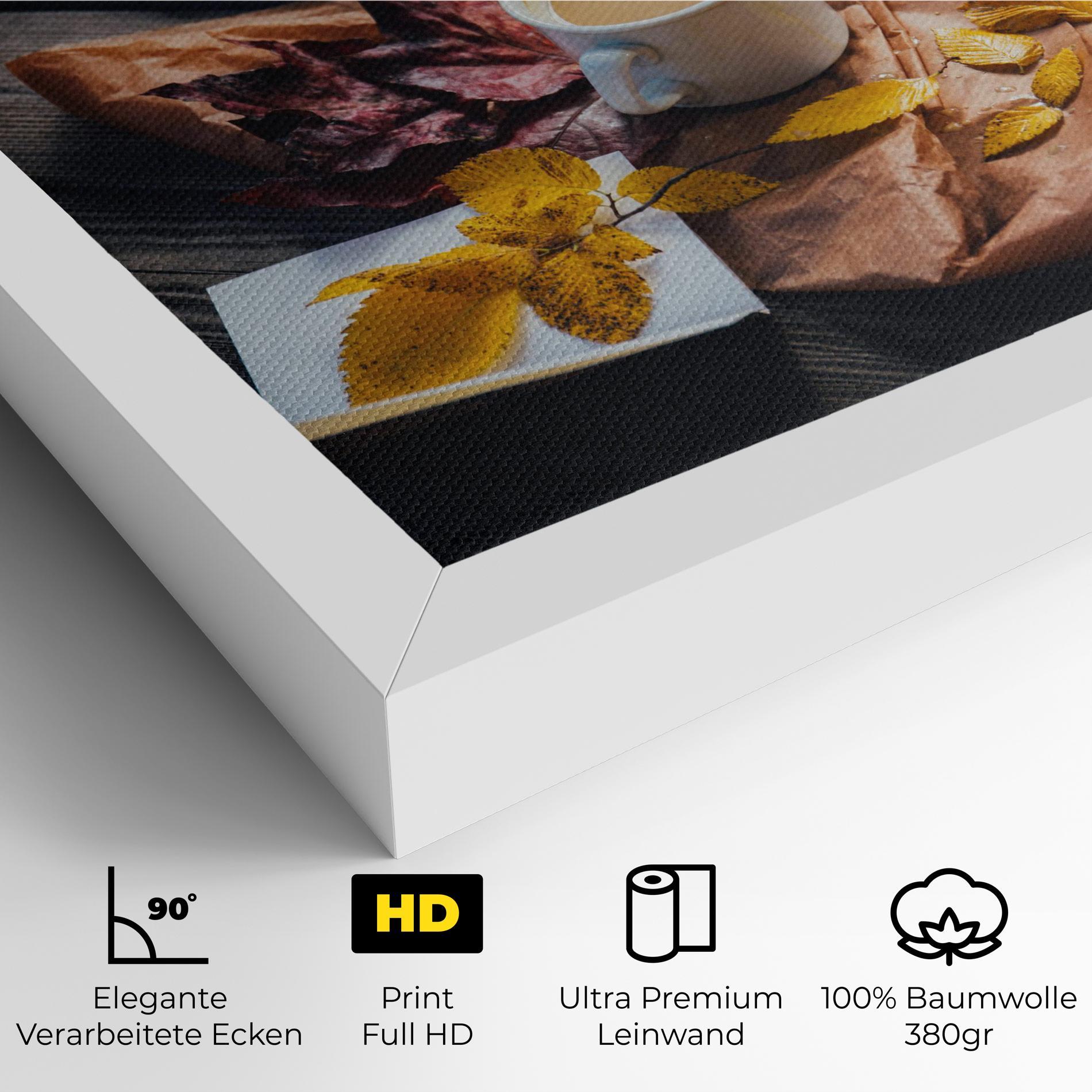 Leinwandbild Autumn Coffee Vibe mockup 4