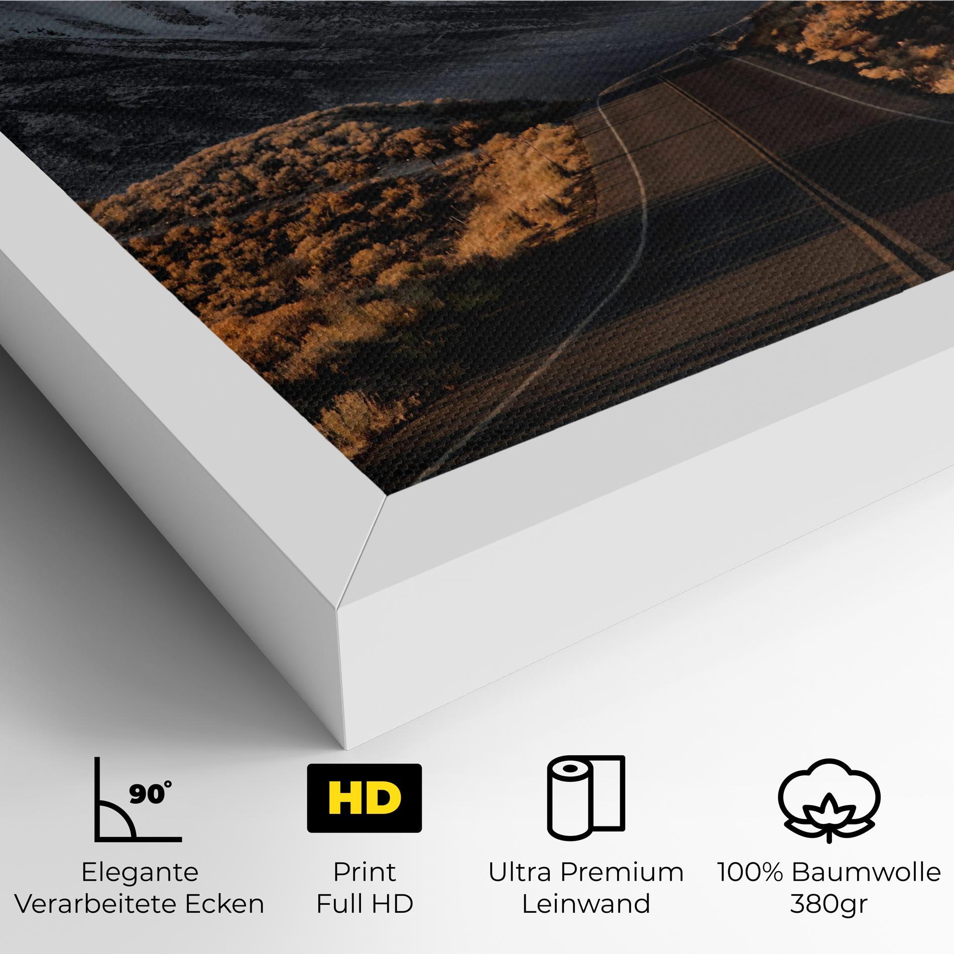 Leinwandbild Autumn Mountain View mockup 4