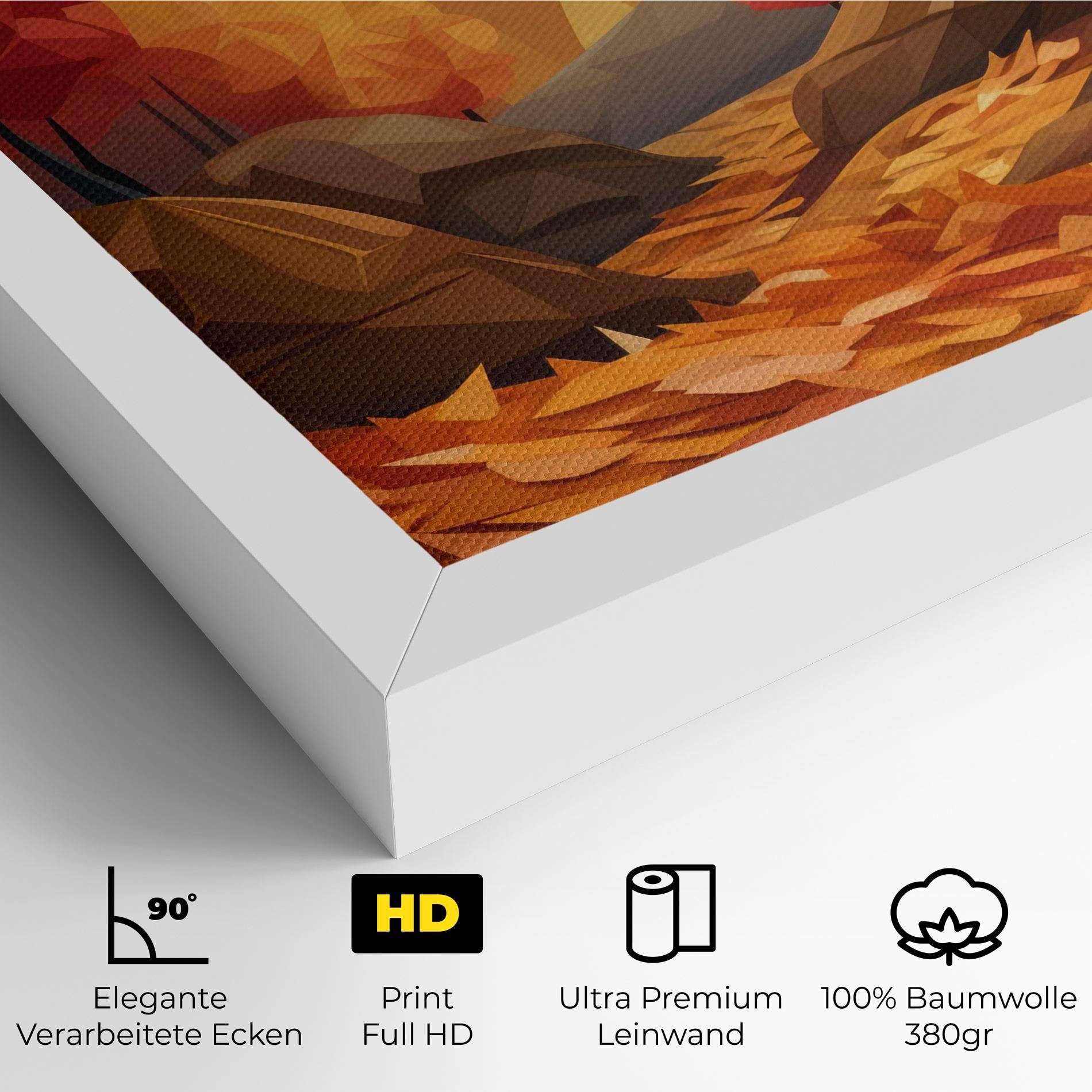 Autumn Orange Forest mockup 4