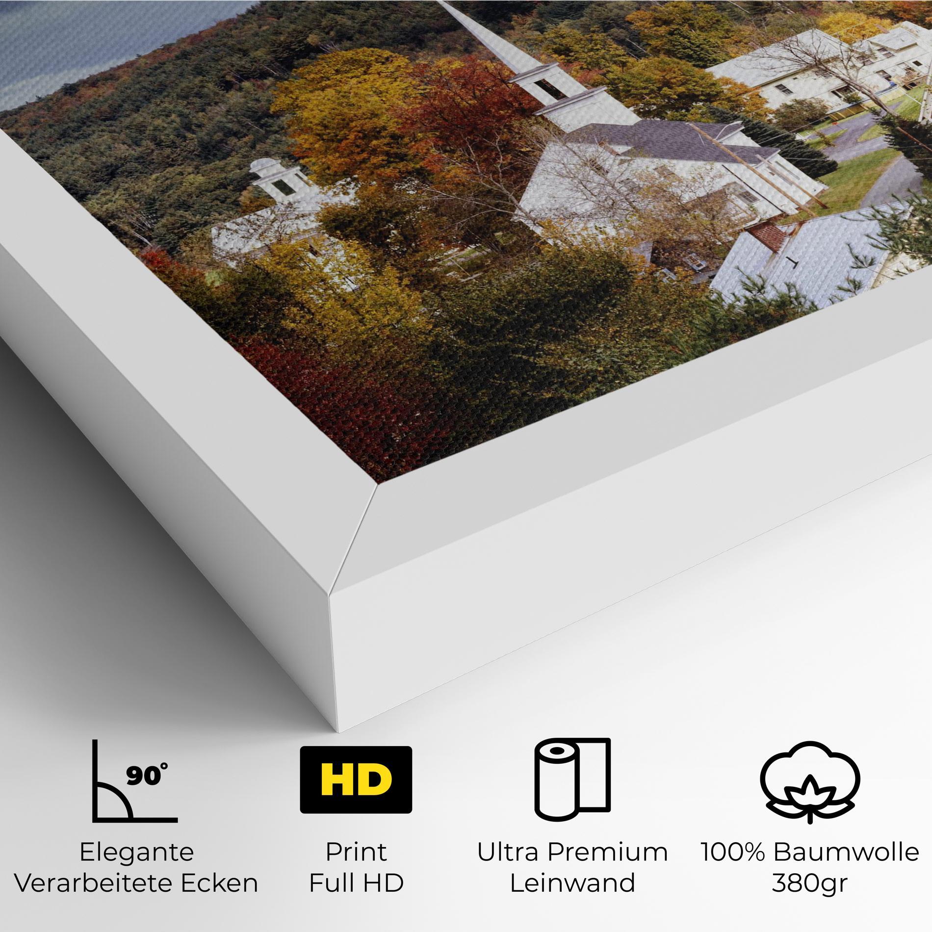 Leinwandbild Autumn Trees mockup 4