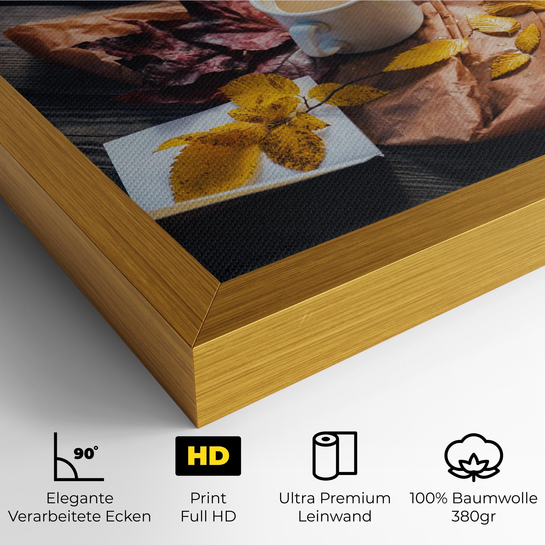 Leinwandbild Autumn Coffee Vibe mockup 4