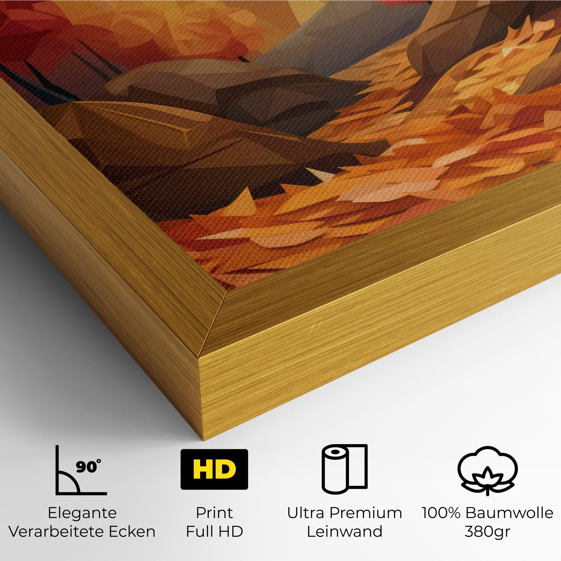 Autumn Orange Forest mockup 4