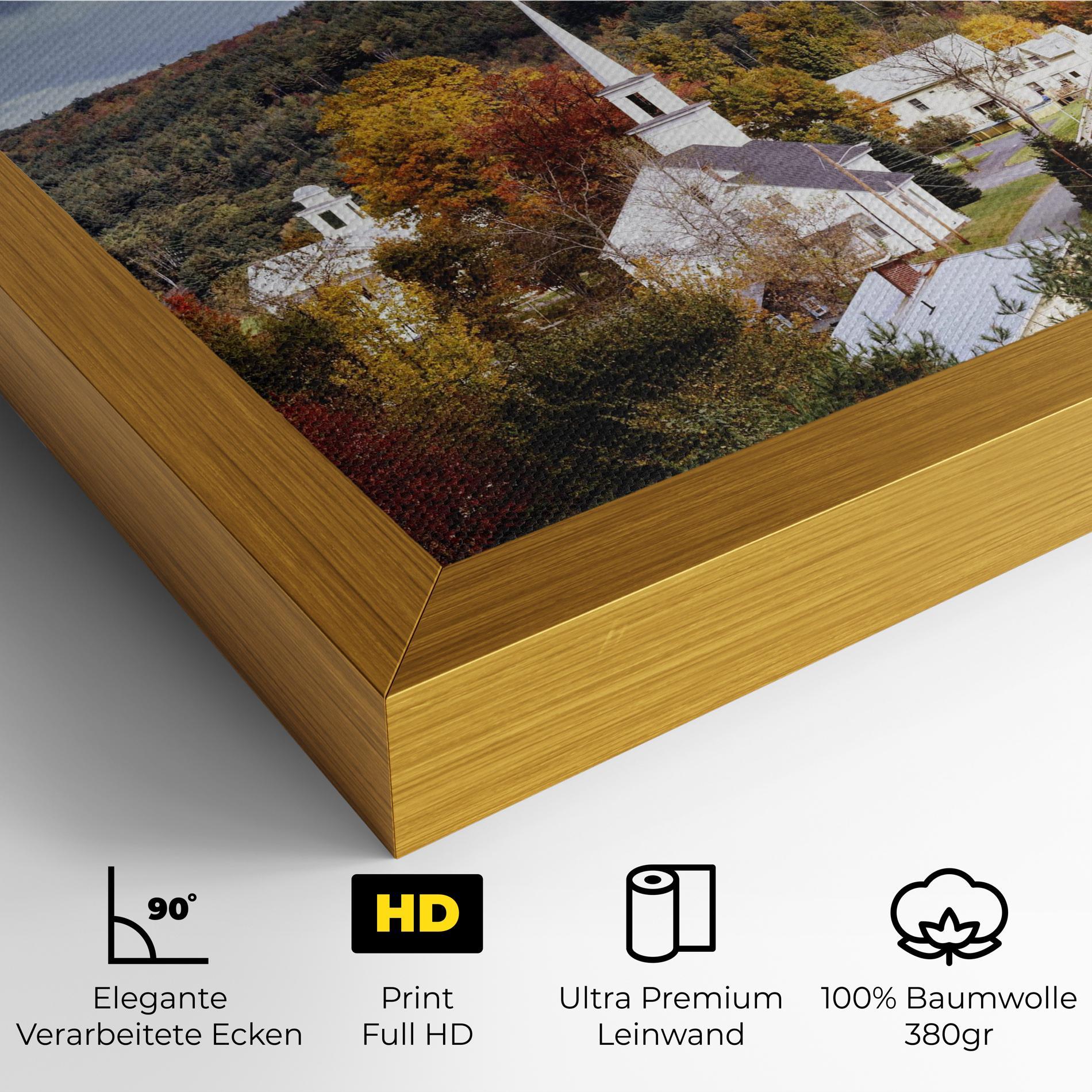 Leinwandbild Autumn Trees mockup 4