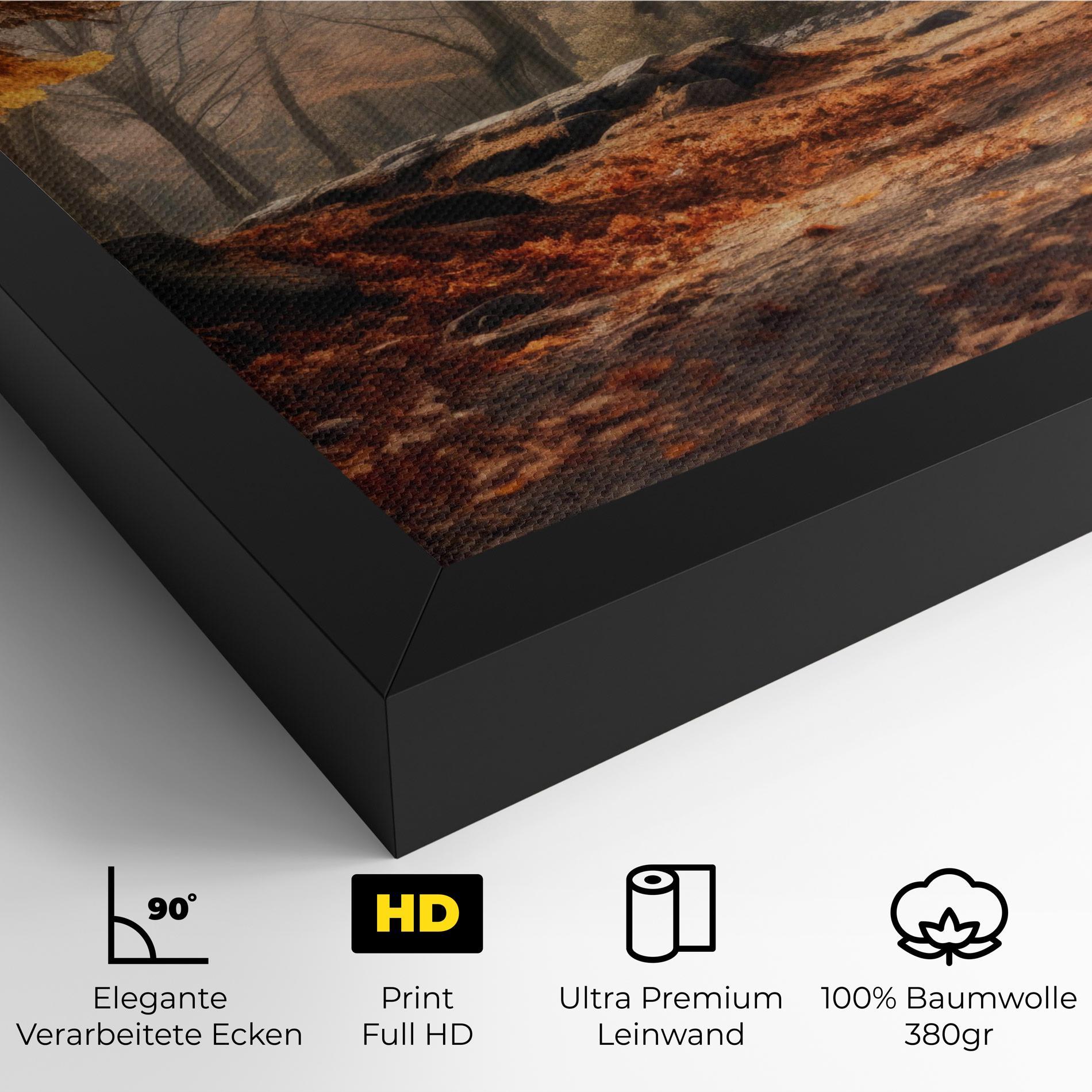Leinwandbild Autumn Forest mockup 4