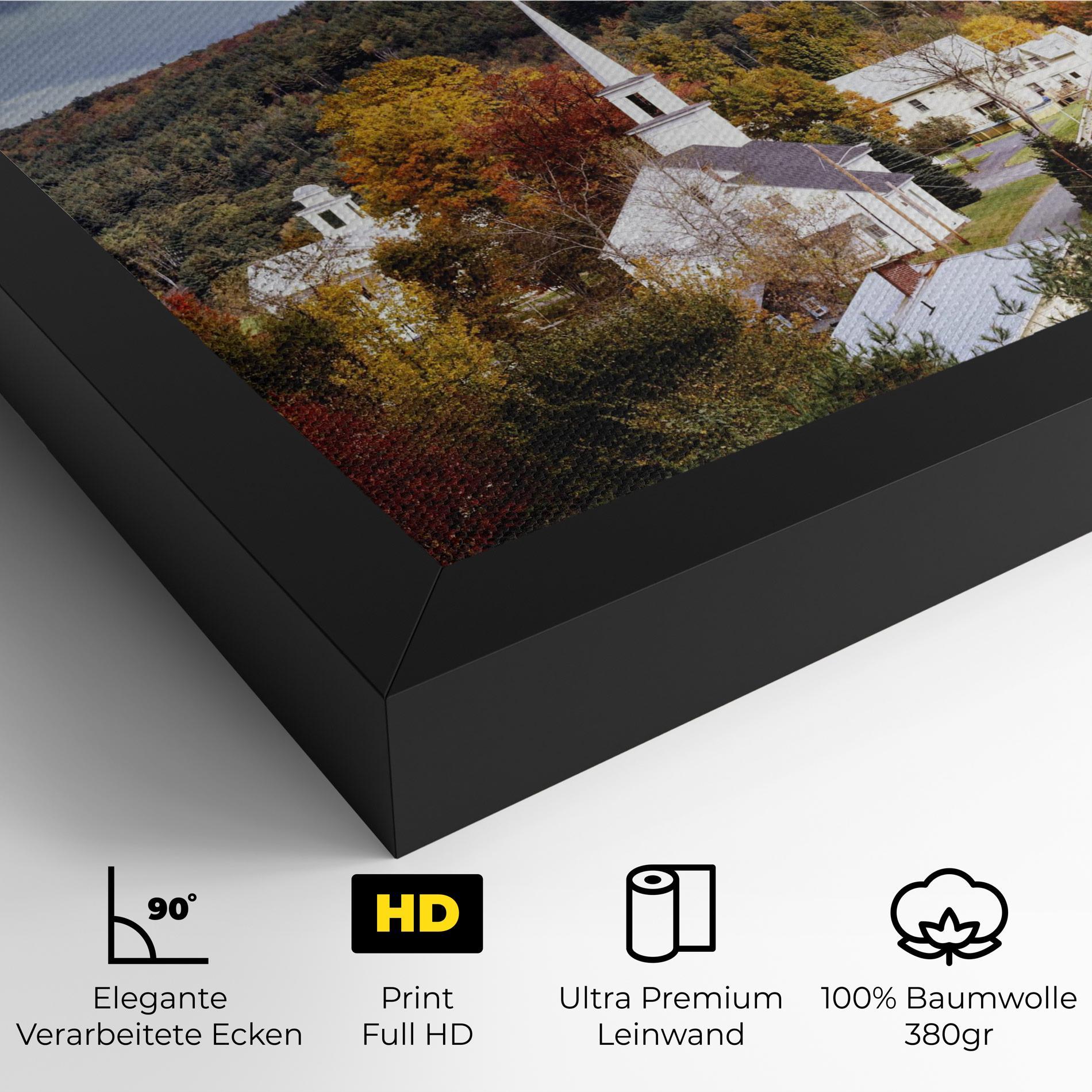 Leinwandbild Autumn Trees mockup 4