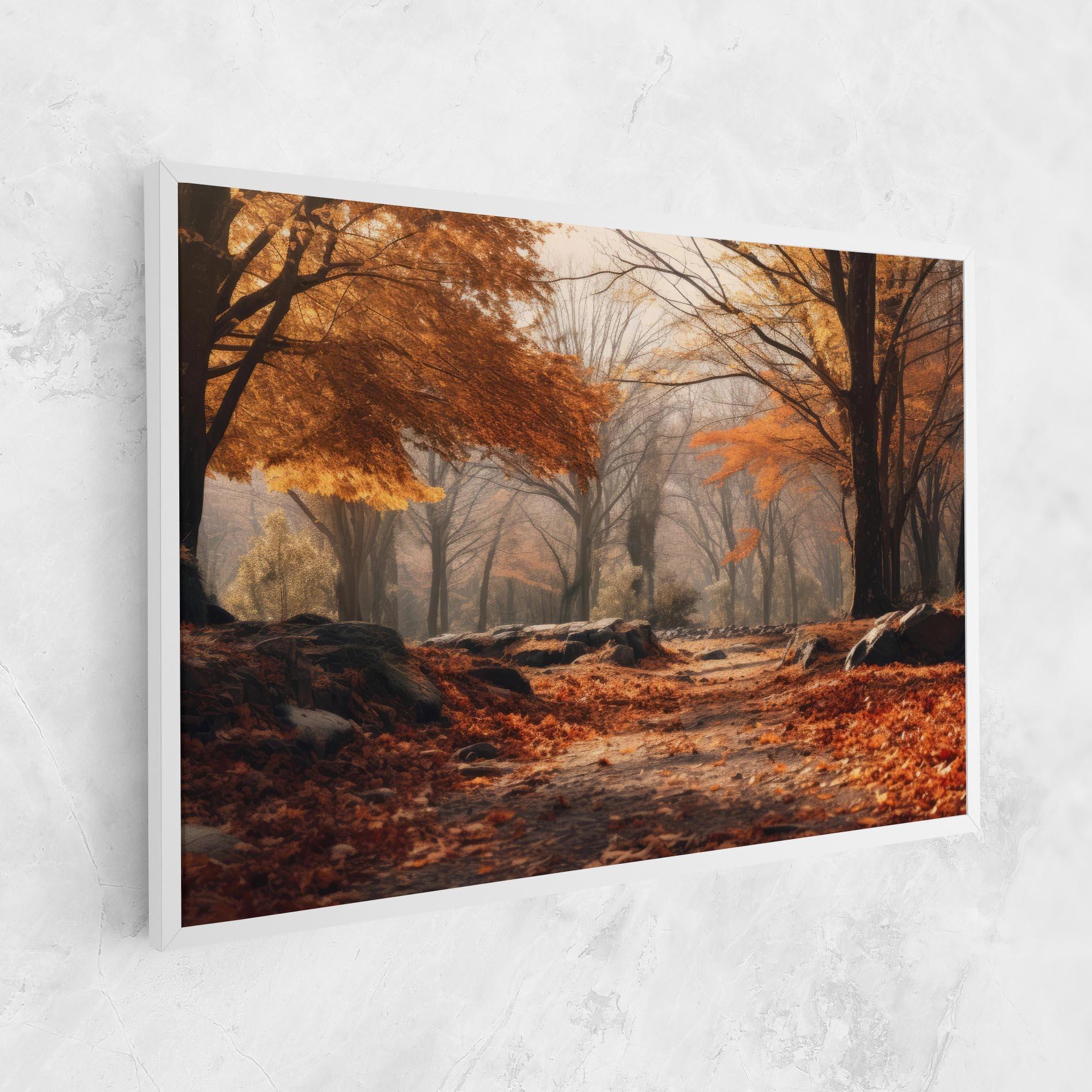 Leinwandbild Autumn Forest mockup 1