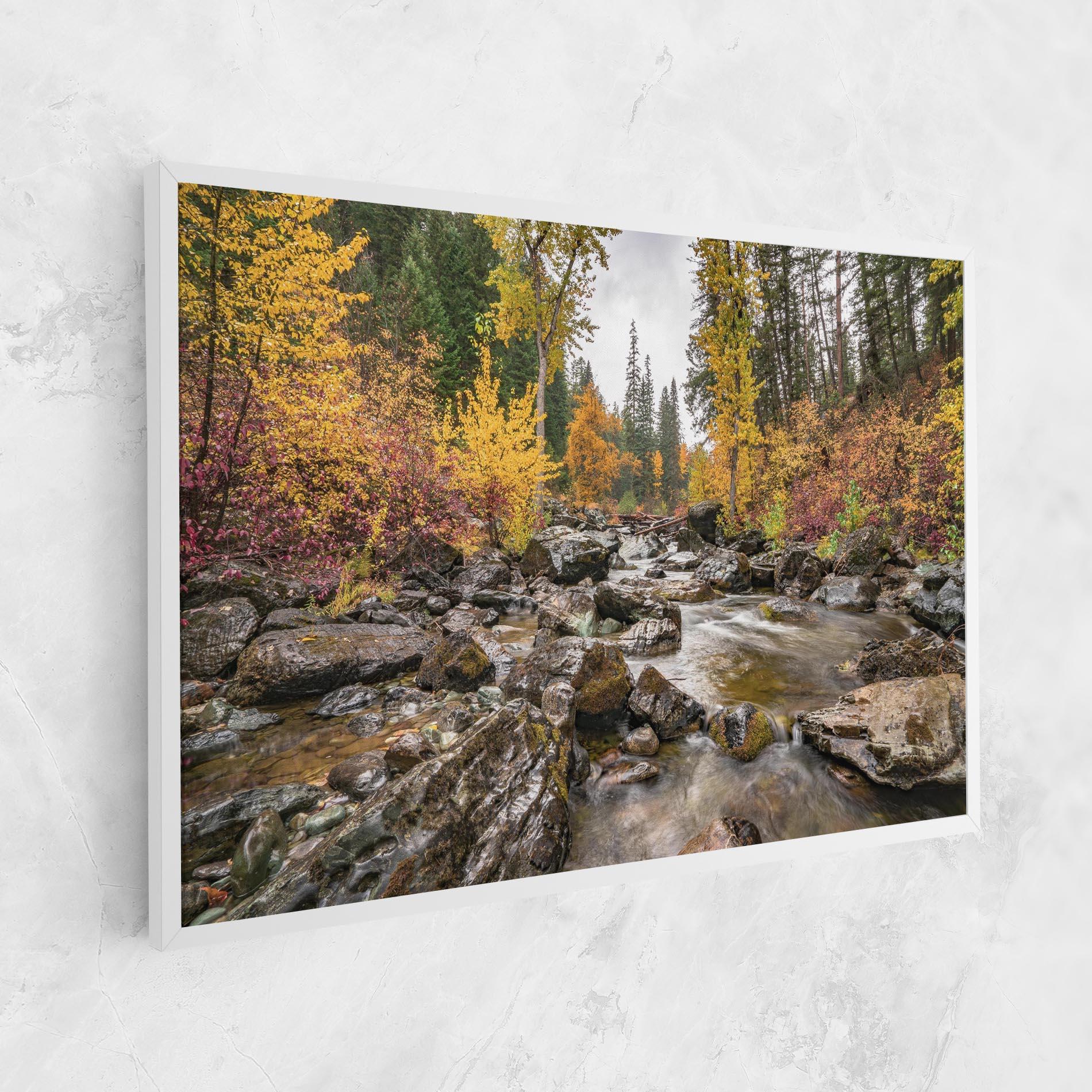 Leinwandbild Autumn Stream mockup 1