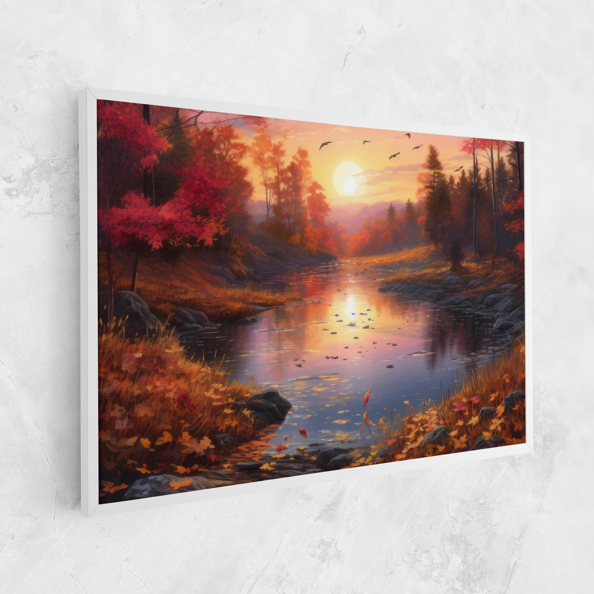 Leinwandbild Autumn Sunset mockup 1
