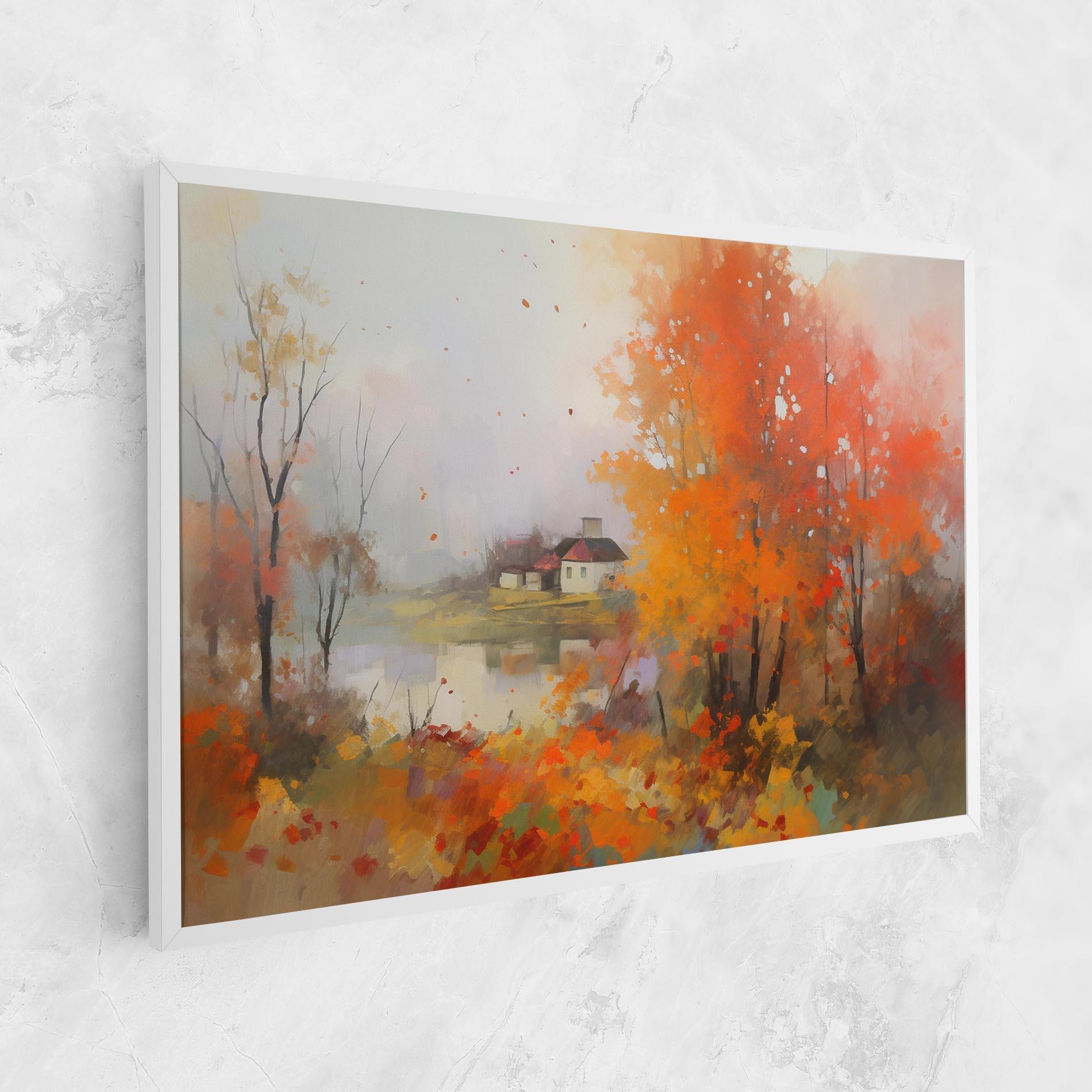 Leinwandbild Autumnal Painting mockup 1
