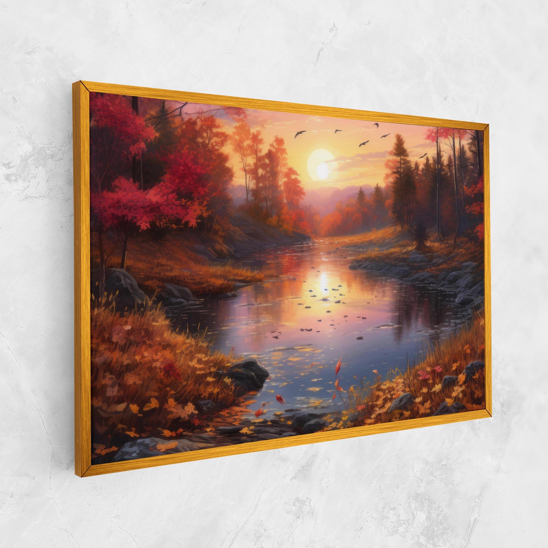Leinwandbild Autumn Sunset mockup 1