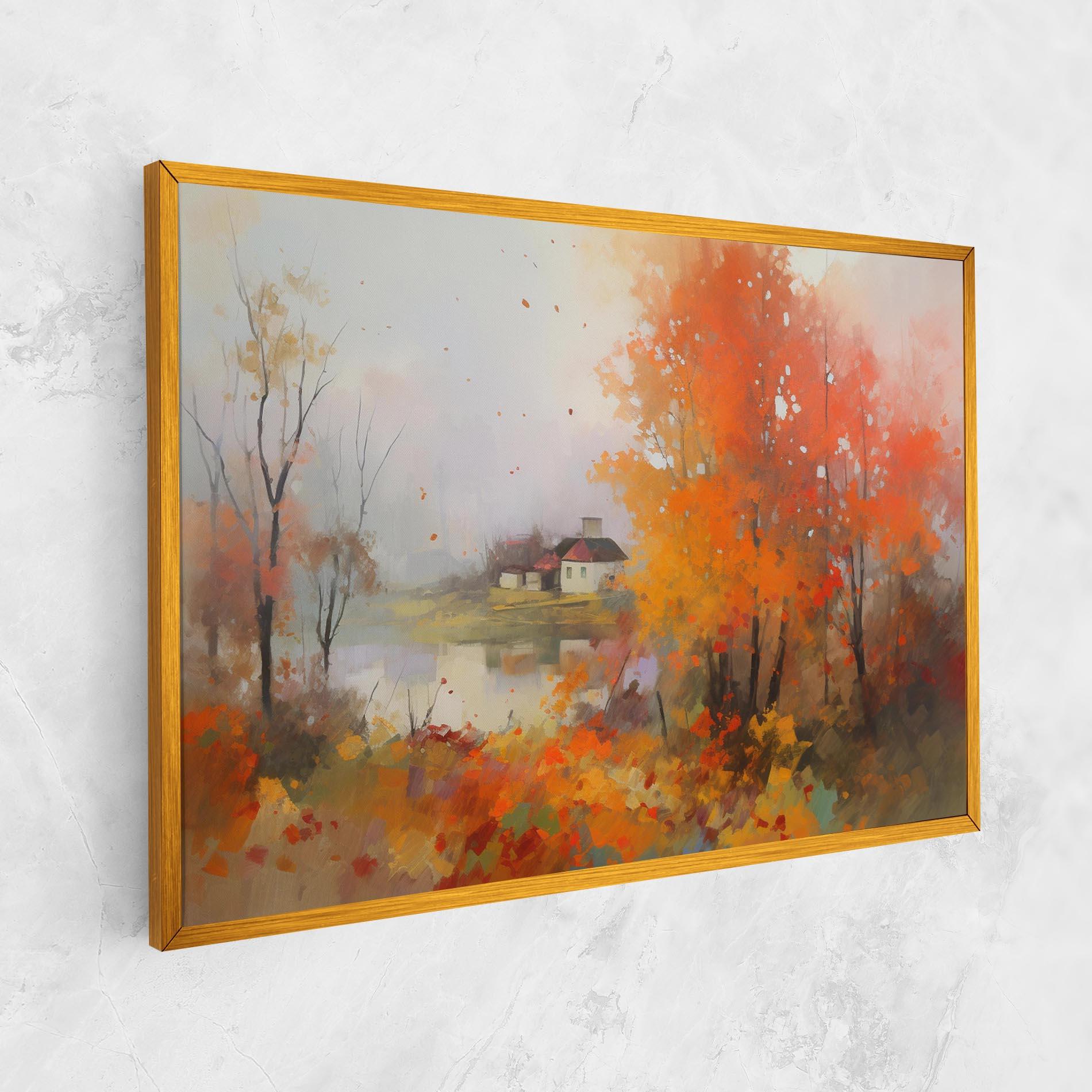 Leinwandbild Autumnal Painting mockup 1