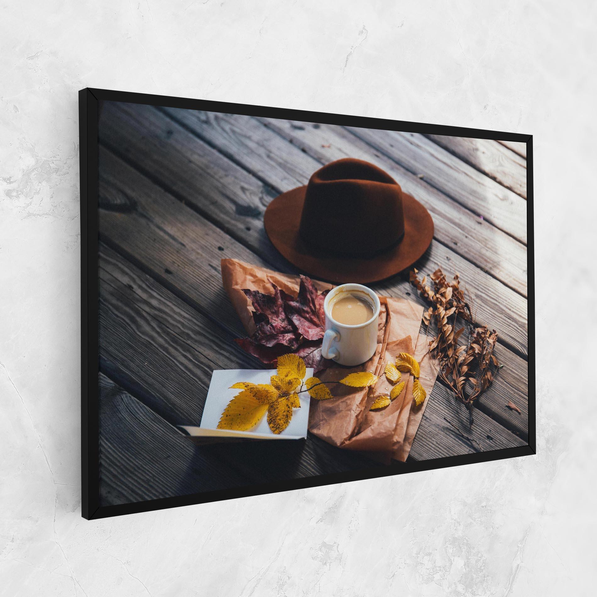 Leinwandbild Autumn Coffee Vibe mockup 1