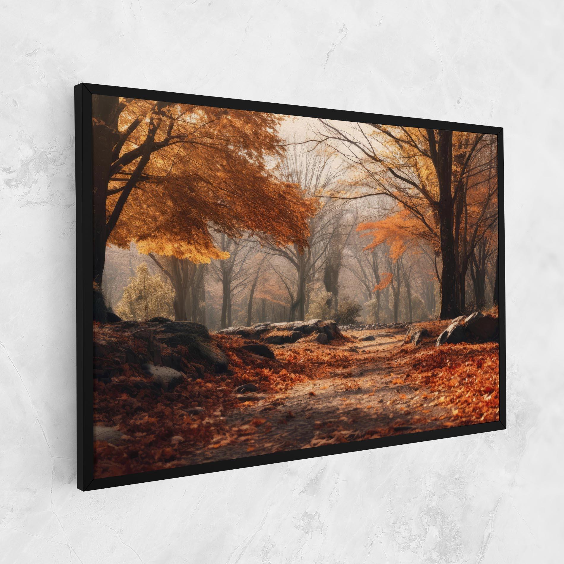 Leinwandbild Autumn Forest mockup 1