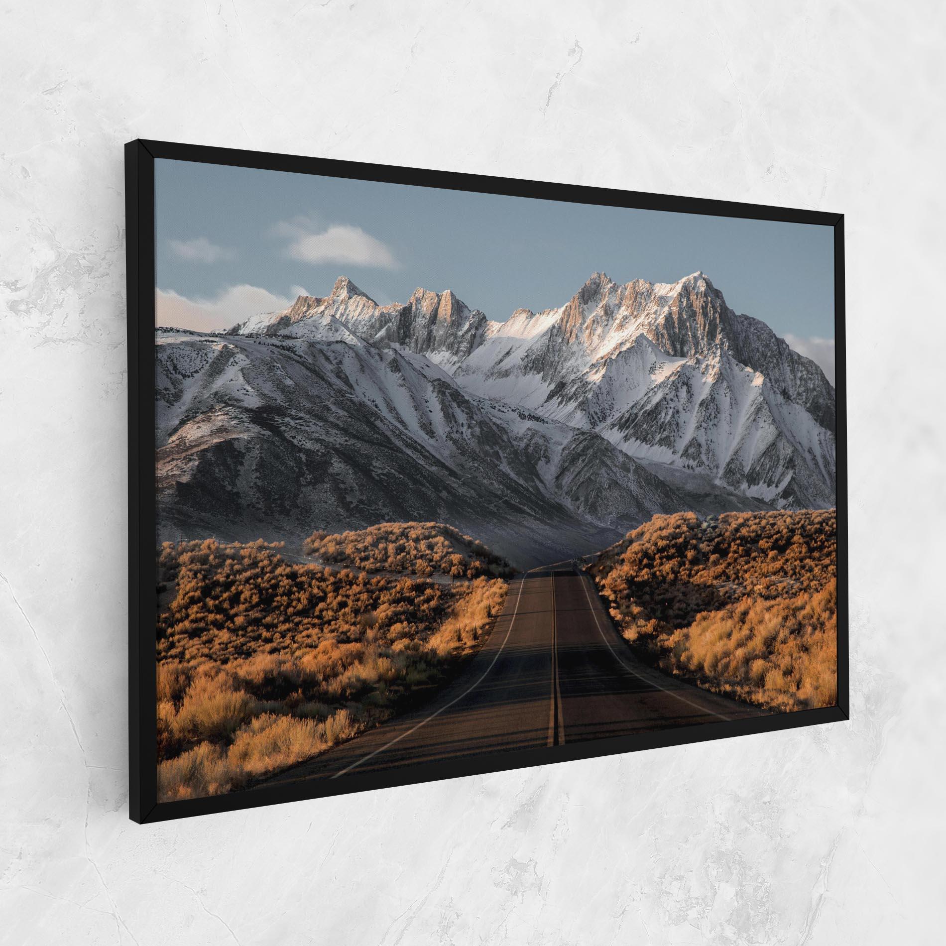 Leinwandbild Autumn Mountain View mockup 1