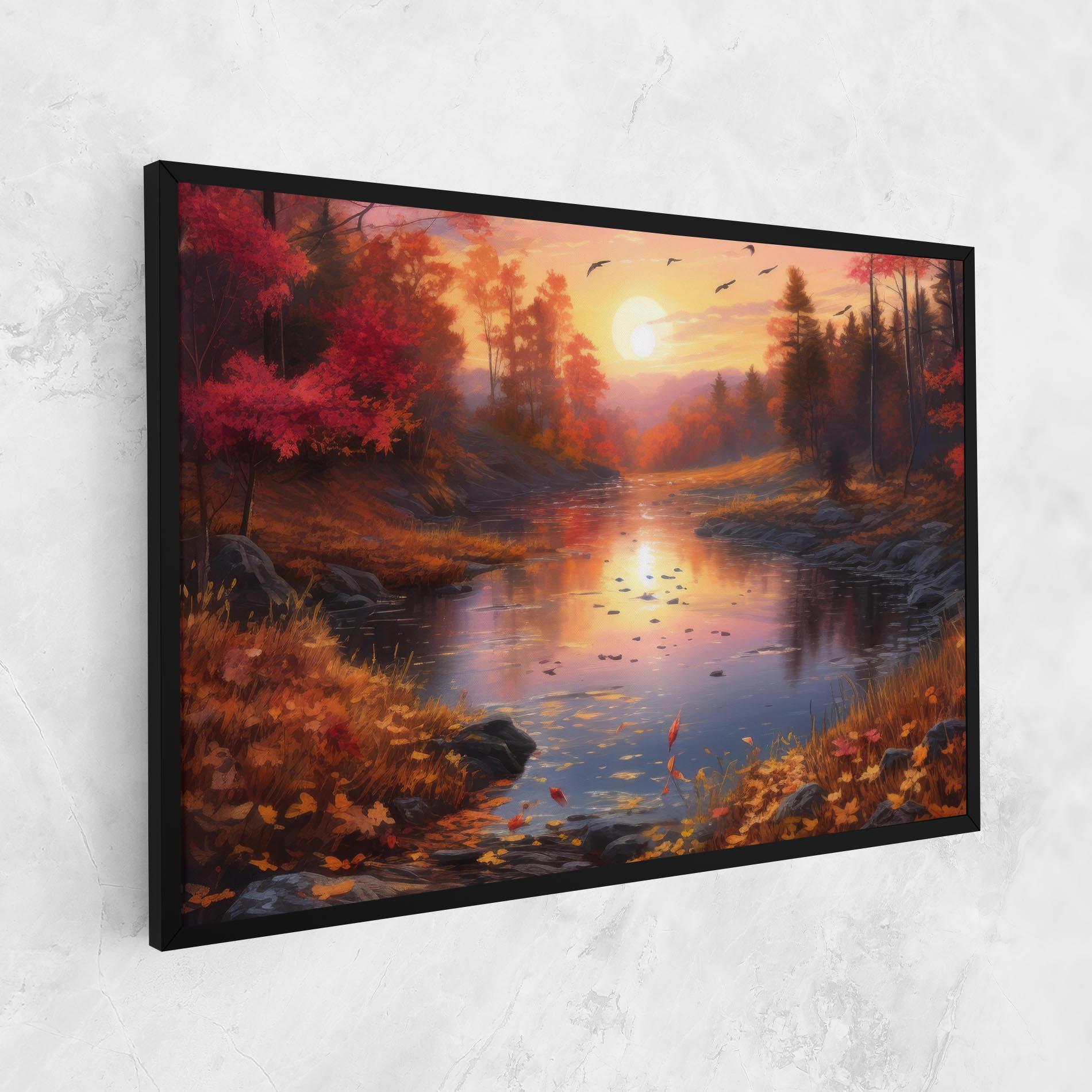 Leinwandbild Autumn Sunset mockup 1