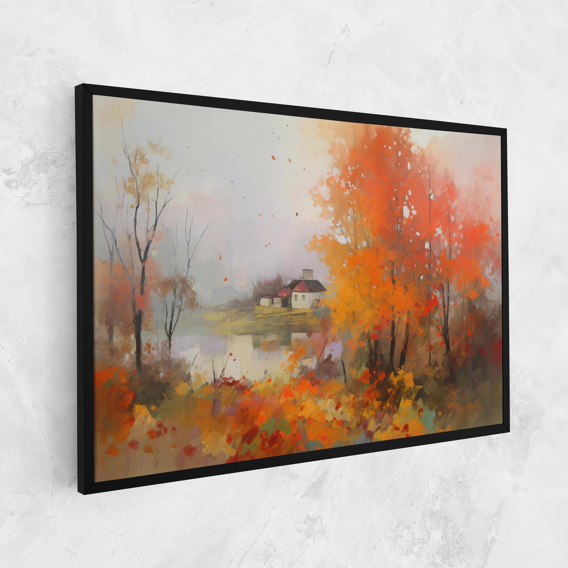 Leinwandbild Autumnal Painting mockup 1