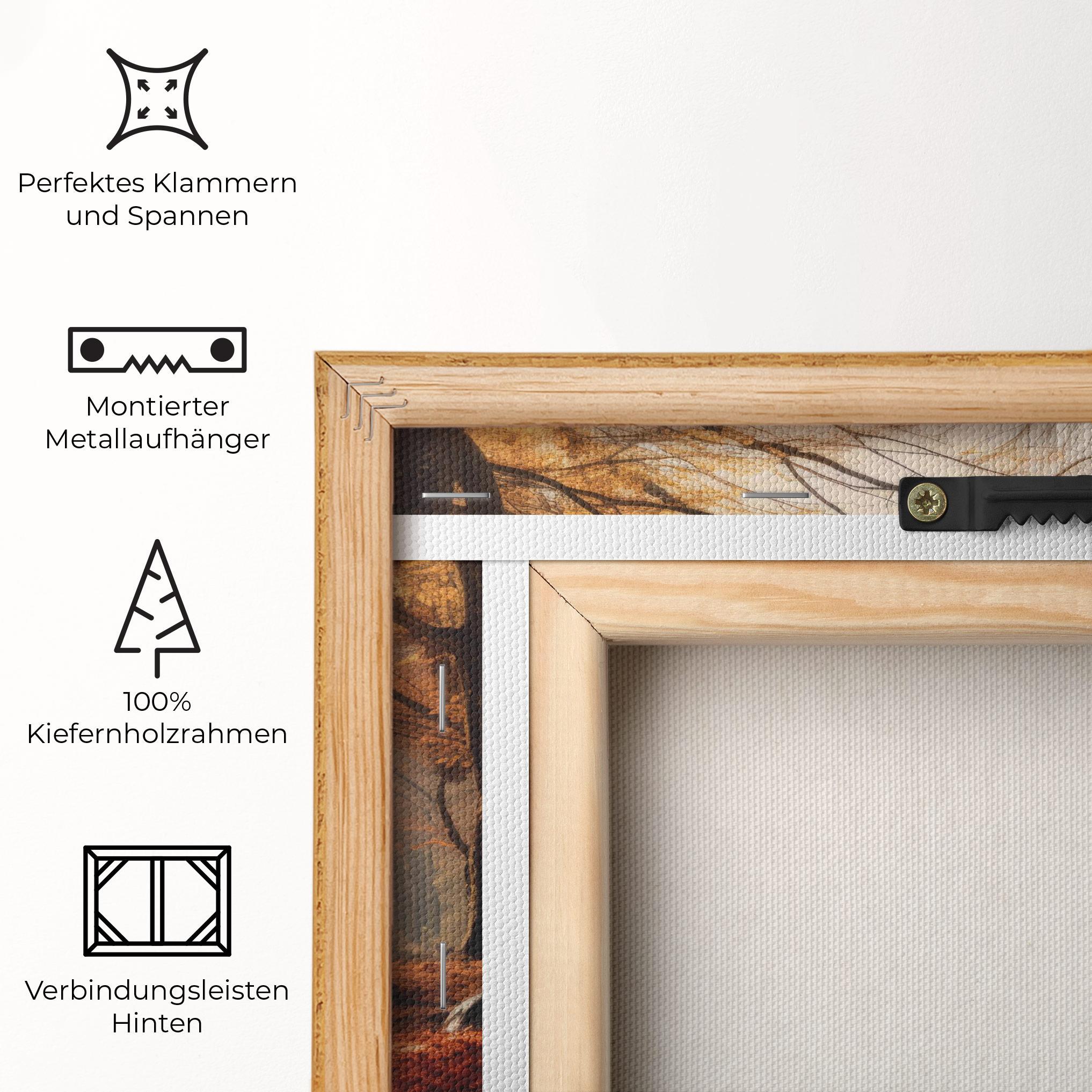 Leinwandbild Autumn Forest mockup 5