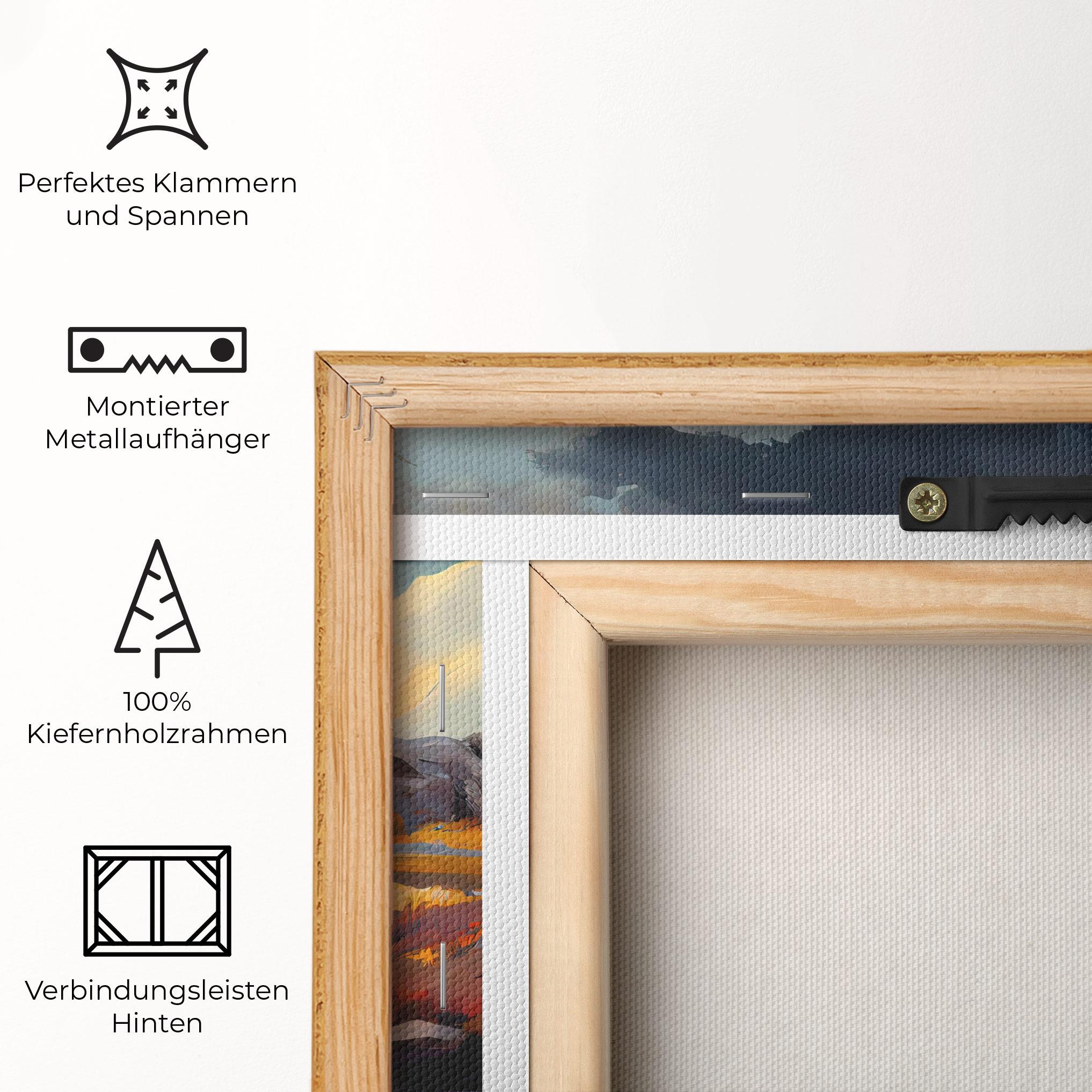 Leinwandbild Autumn Landscape mockup 5