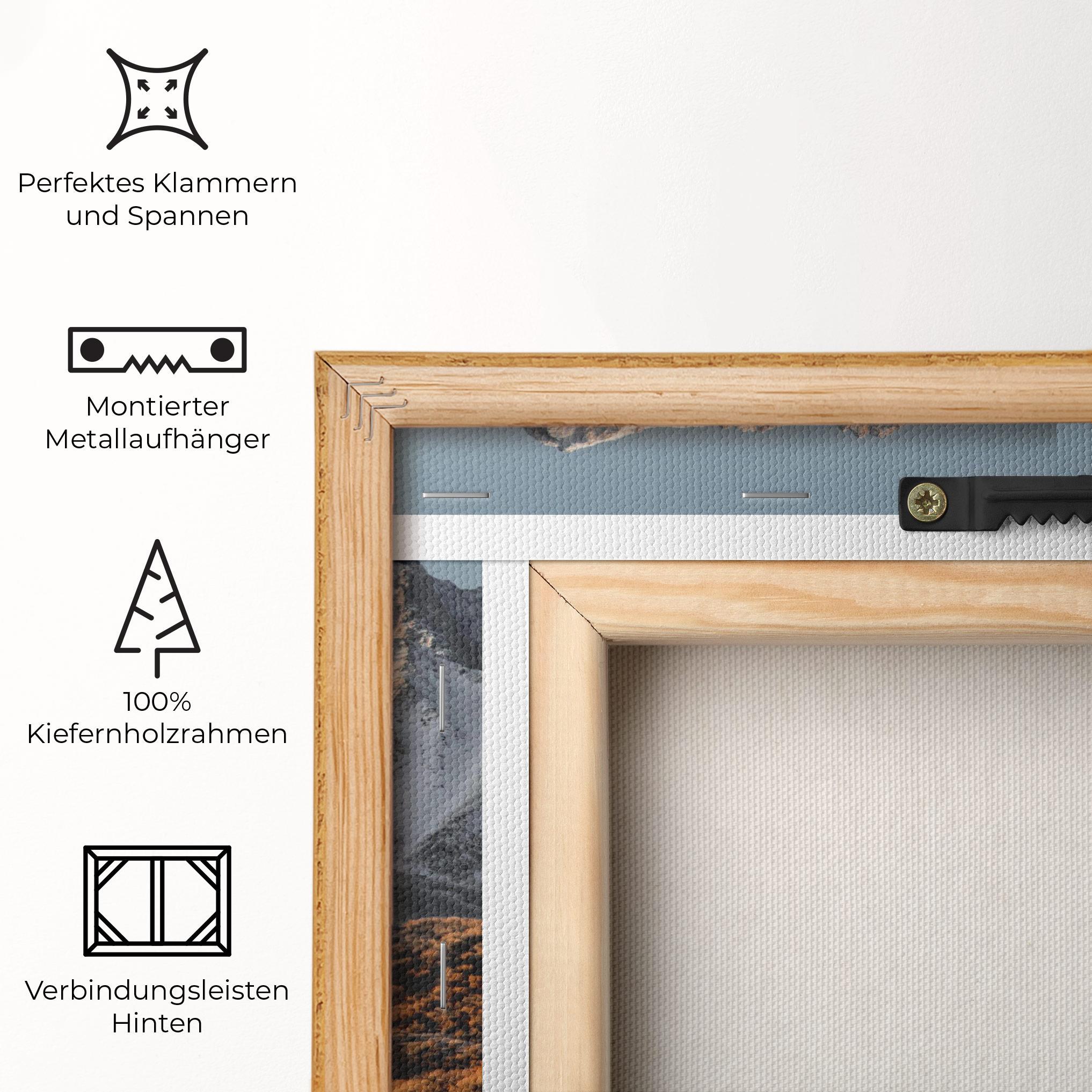Leinwandbild Autumn Mountain View mockup 5