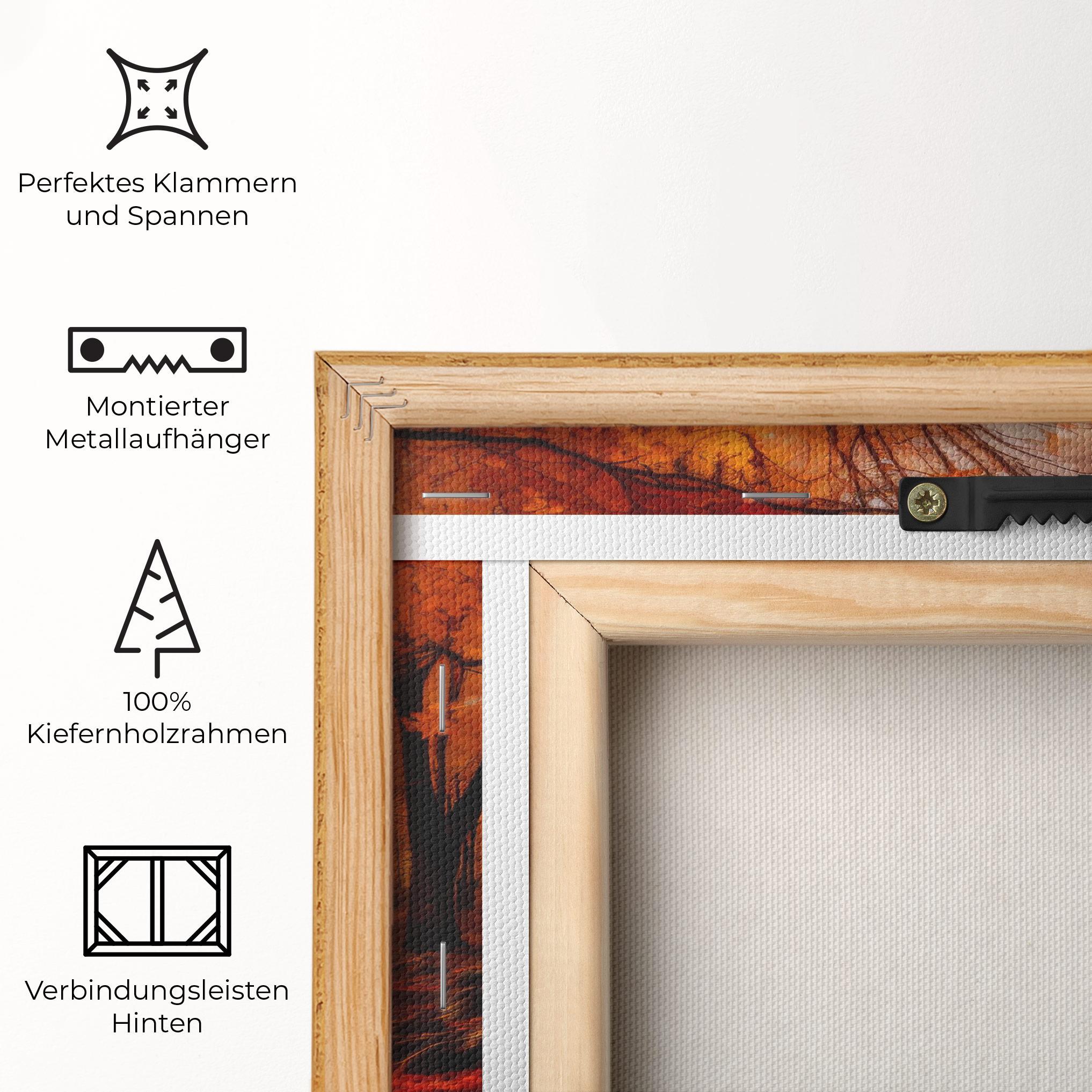 Leinwandbild Autumn Path mockup 5