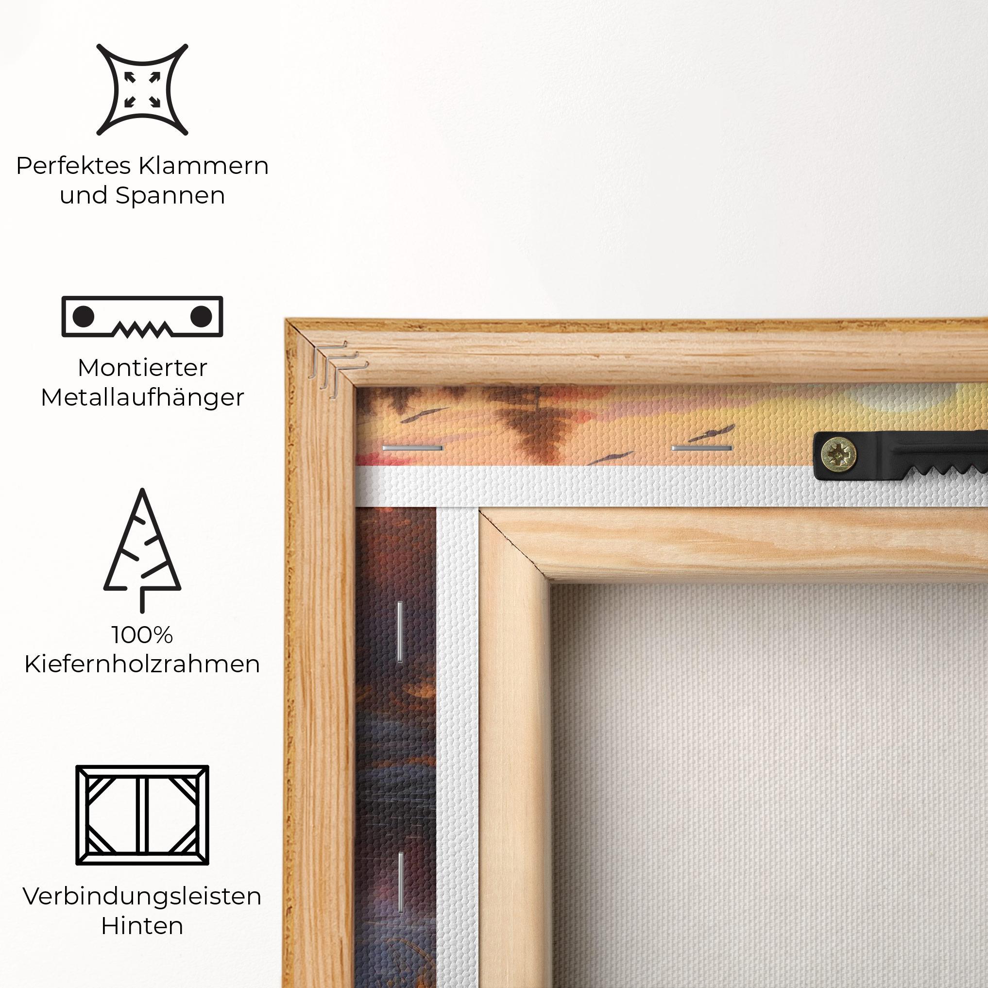 Leinwandbild Autumn Sunset mockup 5