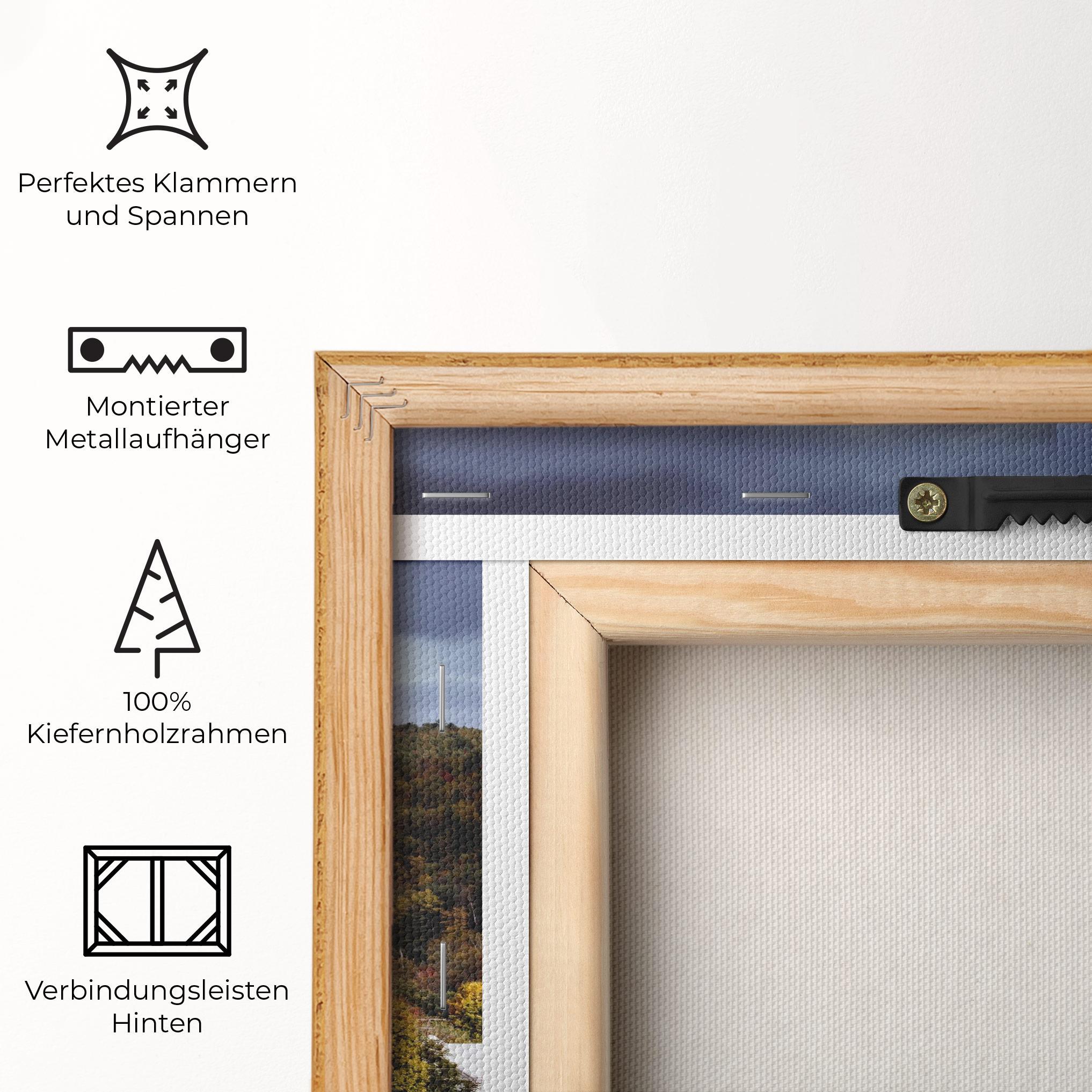 Leinwandbild Autumn Trees mockup 5