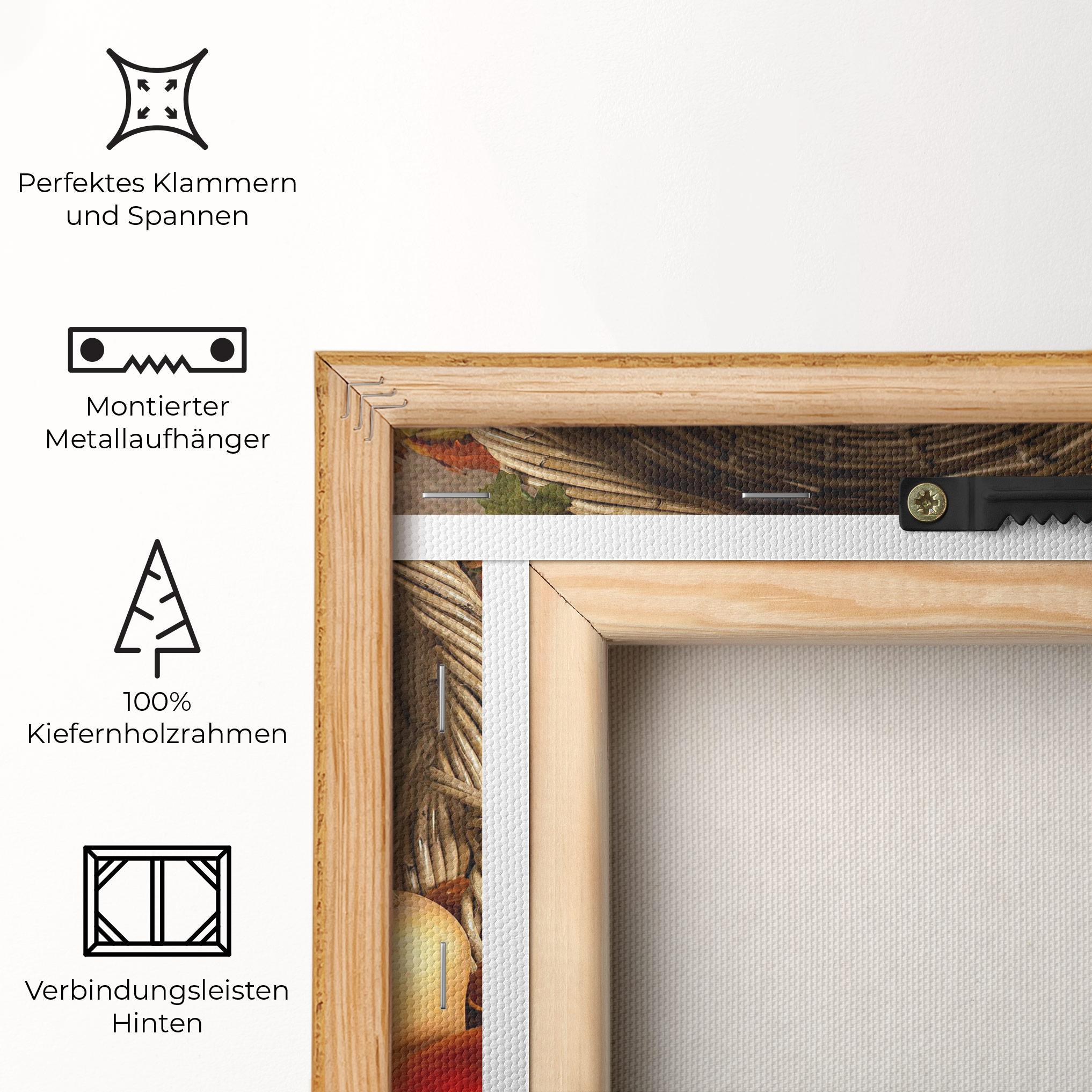 Leinwandbild Autumn Vegetables mockup 5