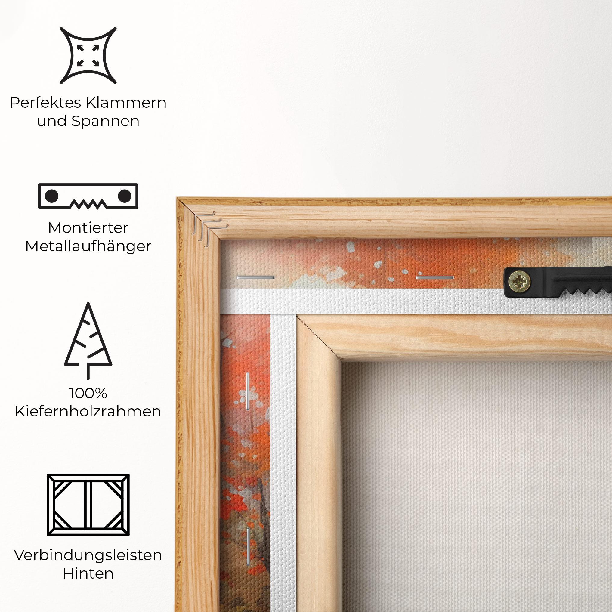 Leinwandbild Autumnal Painting mockup 5